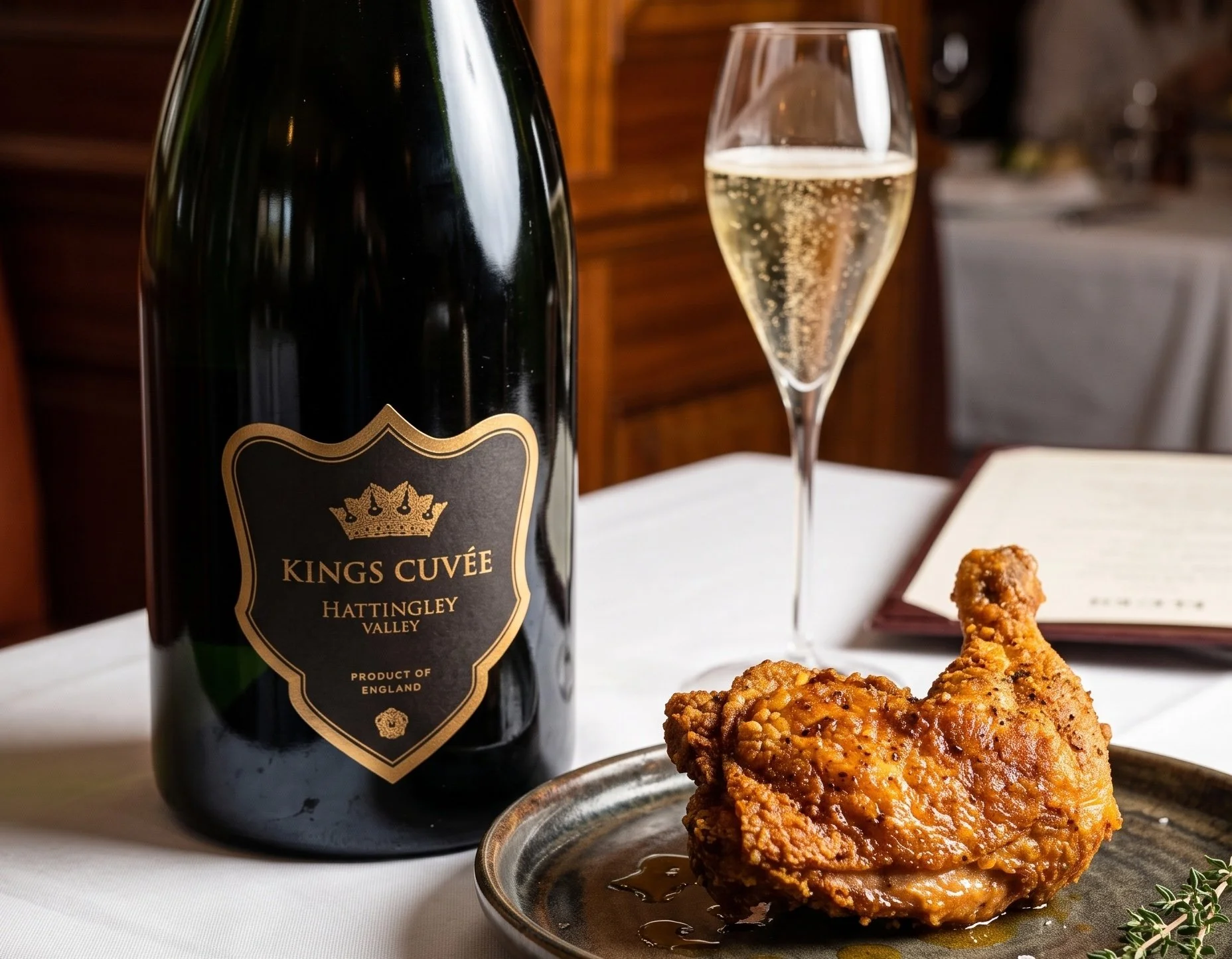 English Sparkling Magnums Are the New Dinner Table Flex