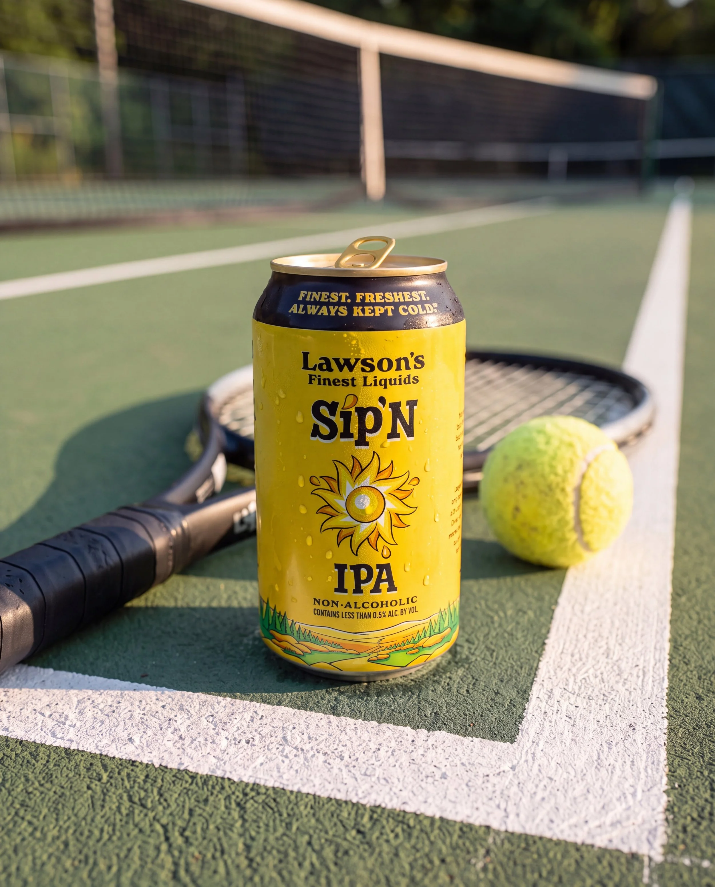 Watching the US Open finals this weekend is all the inspiration I need to hit the courts for a grueling late-afternoon match. Walking off the baseline with my adrenaline spiking, I'm yearning for the aggressive bite of a cold IPA -- but not the massi