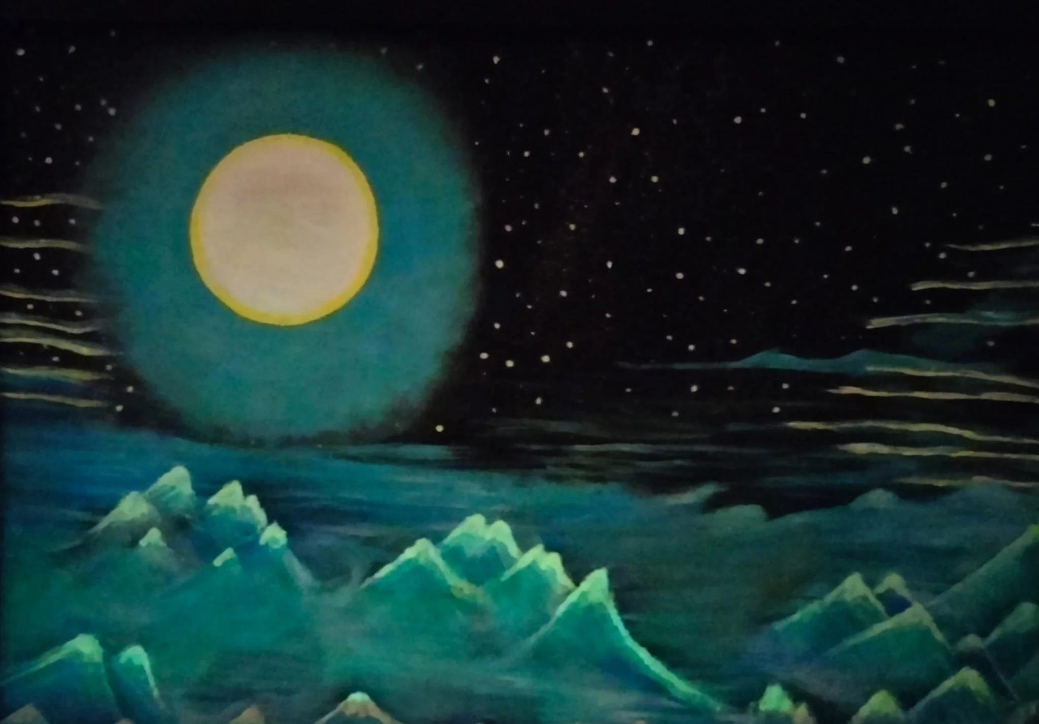 Paisaje lunar.