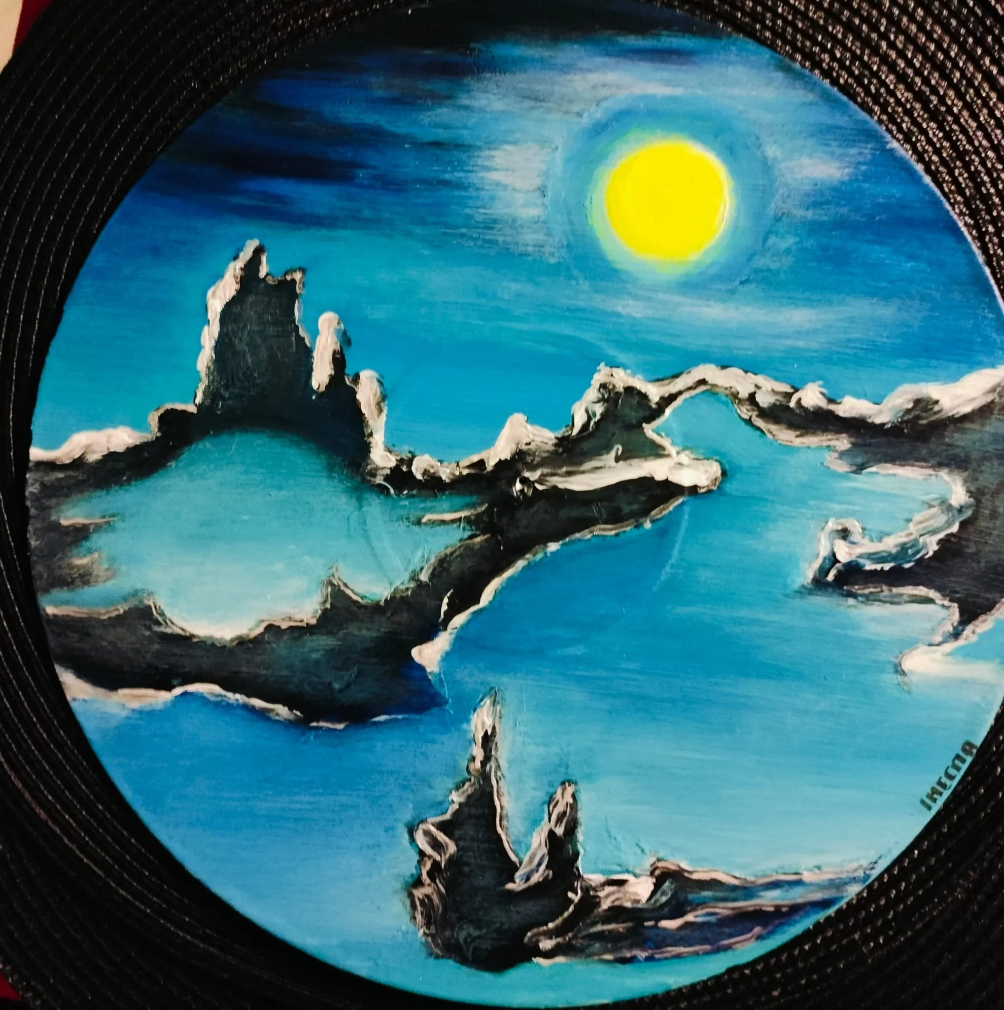 Paisaje lunar 2. Detalle.