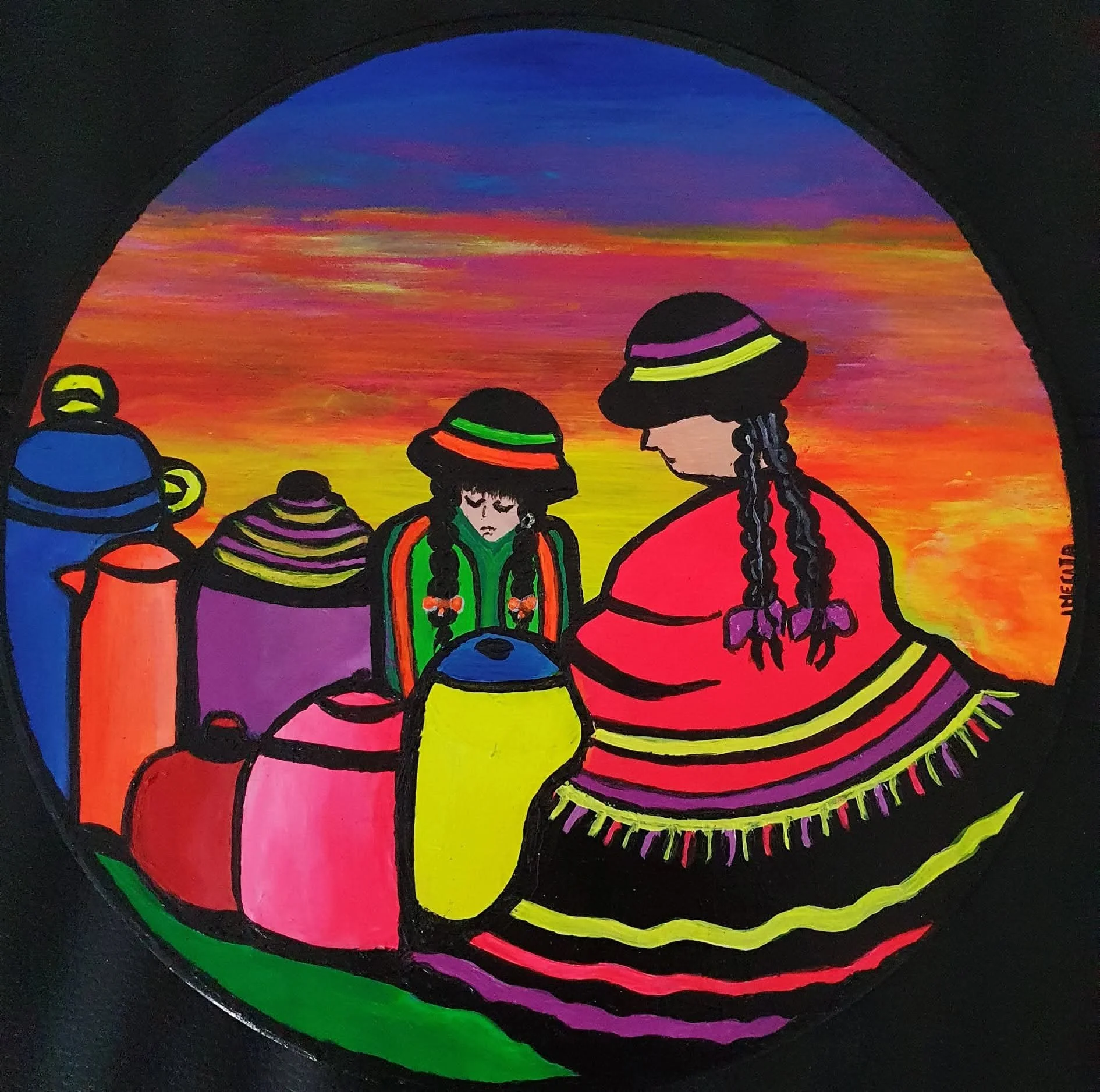 Mujeres bolivianas.