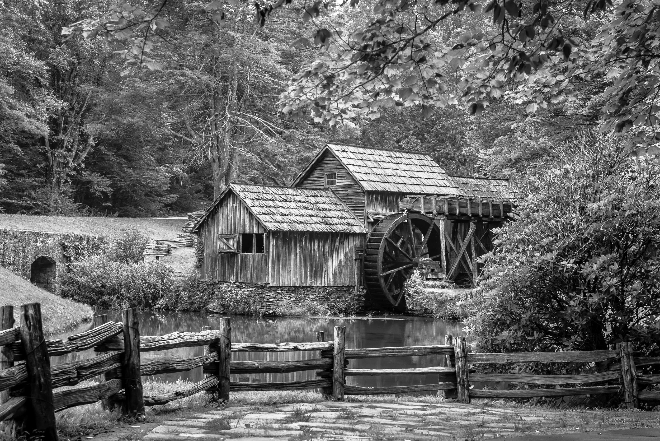 Mabry Mill, VA - In Black &amp; White