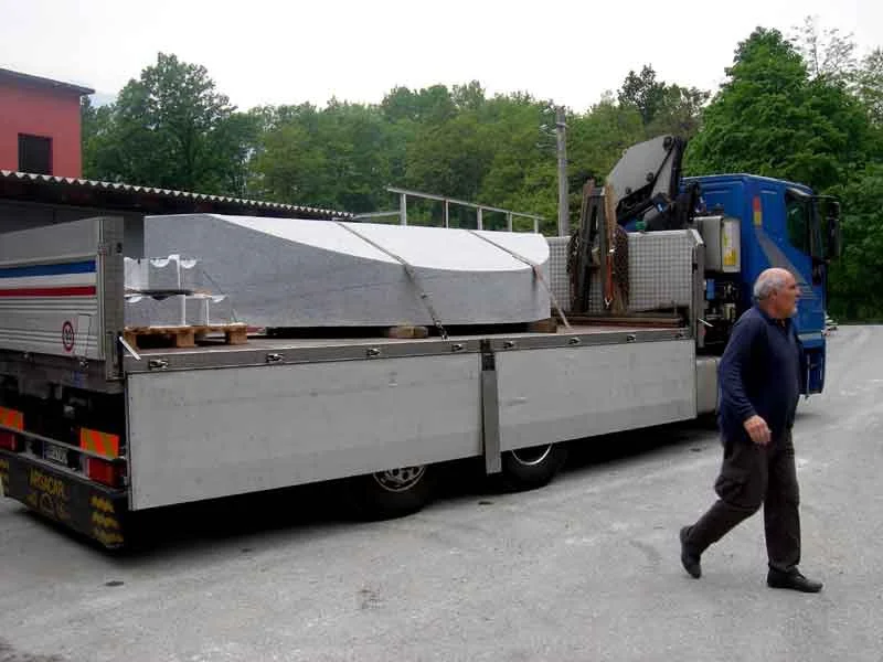 Fertig zum Transport