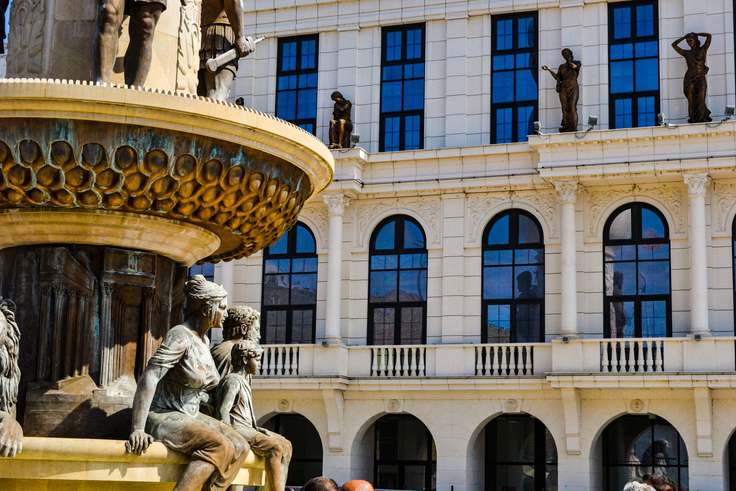 Statues and Building Downtown.jpg