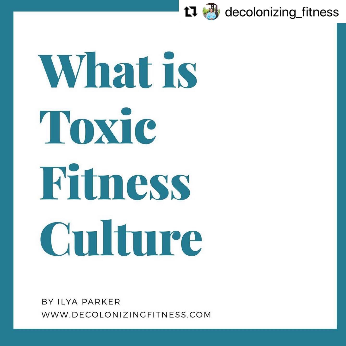What resources have you invested in to help you unlearn and divest from toxic fitness culture?
.
One of the resources I look to is @decolonizing_fitness Patreon and I can&rsquo;t recommend Ilya&rsquo;s work highly enough.
.
I&rsquo;m grateful for the