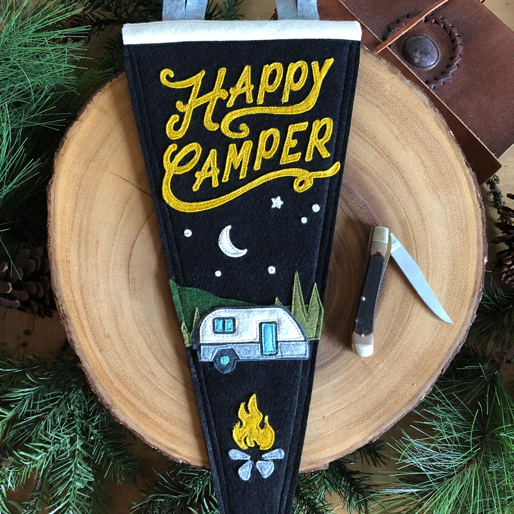 YohoCoPennantsHappyCamperUndertheStarsBlack.jpg