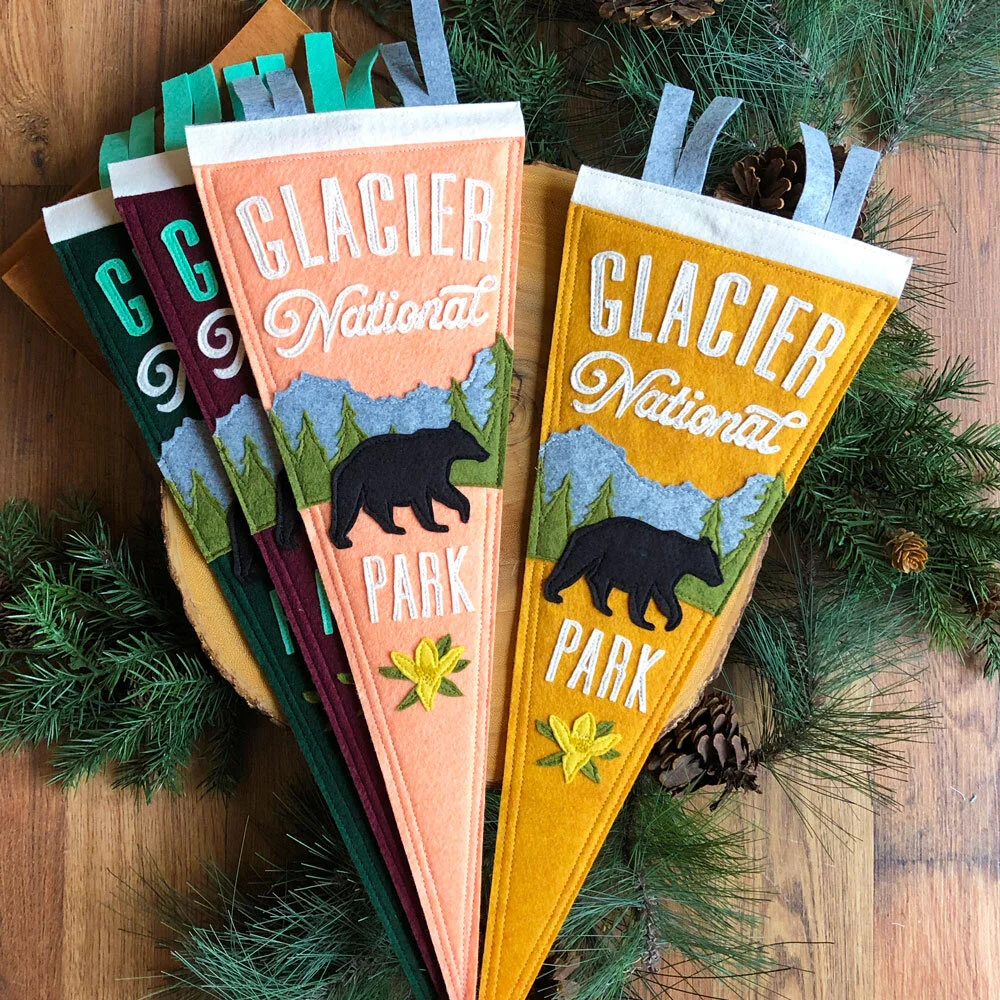 YohoCoDesignerPennantsGlacierNationalParkMontanaSiyehAssortedColors.jpg