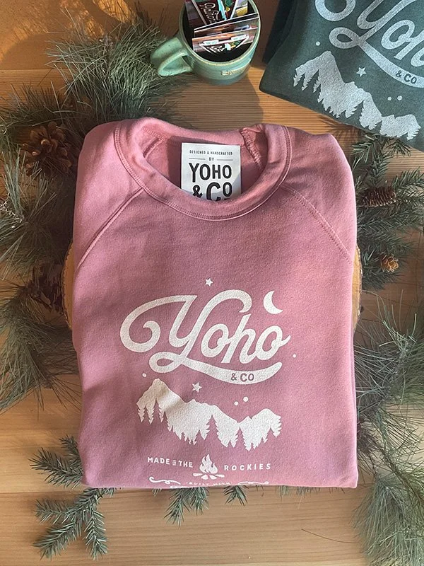 Yoho and Co. Cozy Campfire Sweatshirt - Grapefruit
