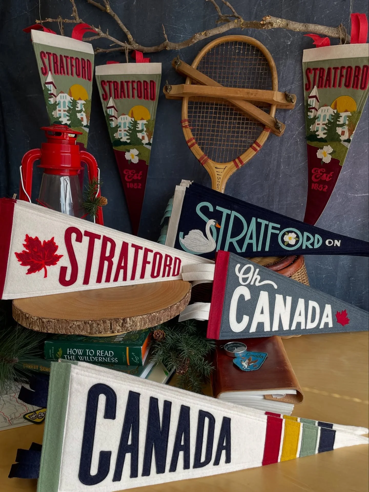 This gorgeous restock lands at @alastairhomedesign in Stratford next week 

#stratford #yohoco #pennants #pennant #designer #design #madeinalberta #madeincanada #ontario #stratfordontario