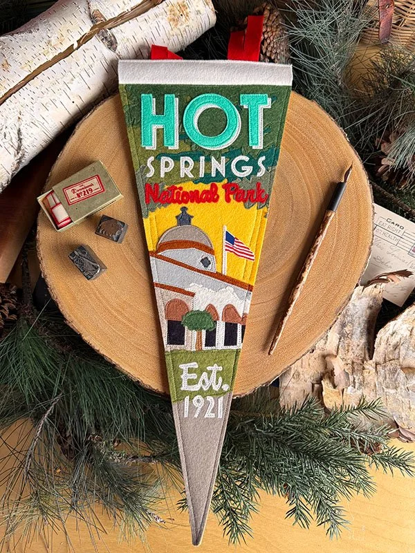 Hot Springs National Park Pennant