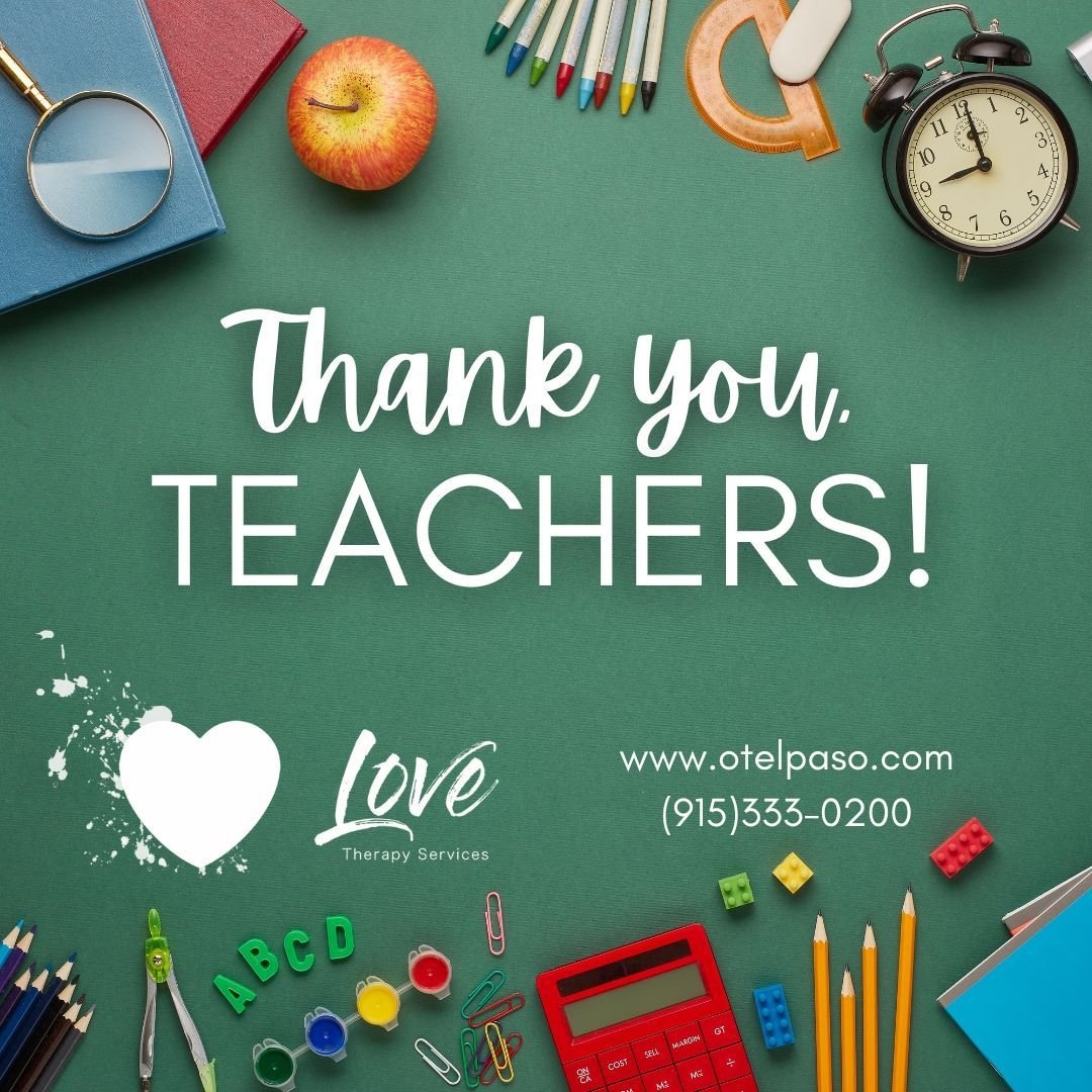 We appreciate all our teachers this week and every week. If your child's or student's education is effected by ADHD, Dyslexia, Social Anxiety, or any other concerns, ask your doctor about screenings and treatment. Call us for more information: (915)3
