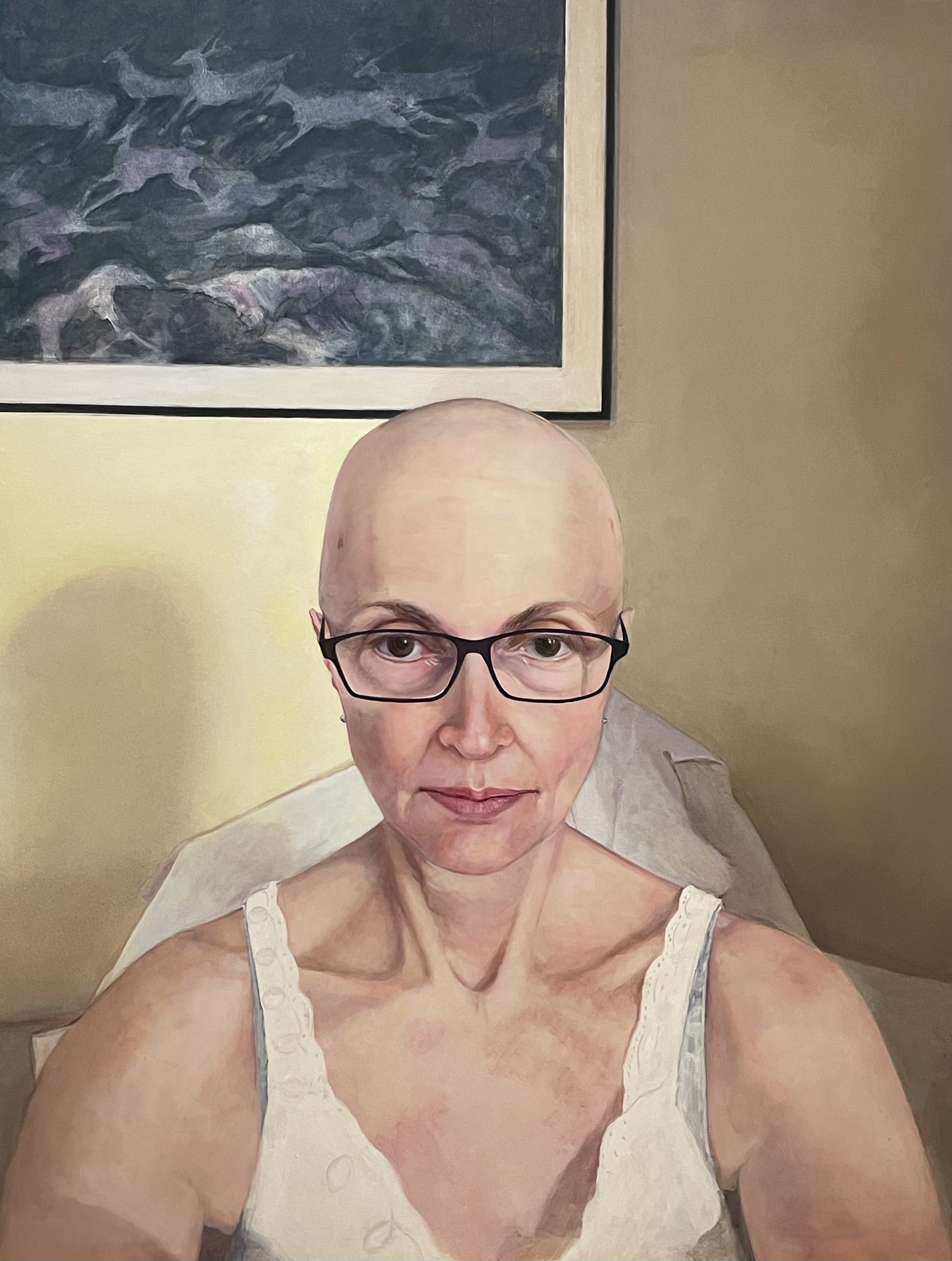 "Ambiguous Selfie, Buddhist Nun, Chemo Patient...?"