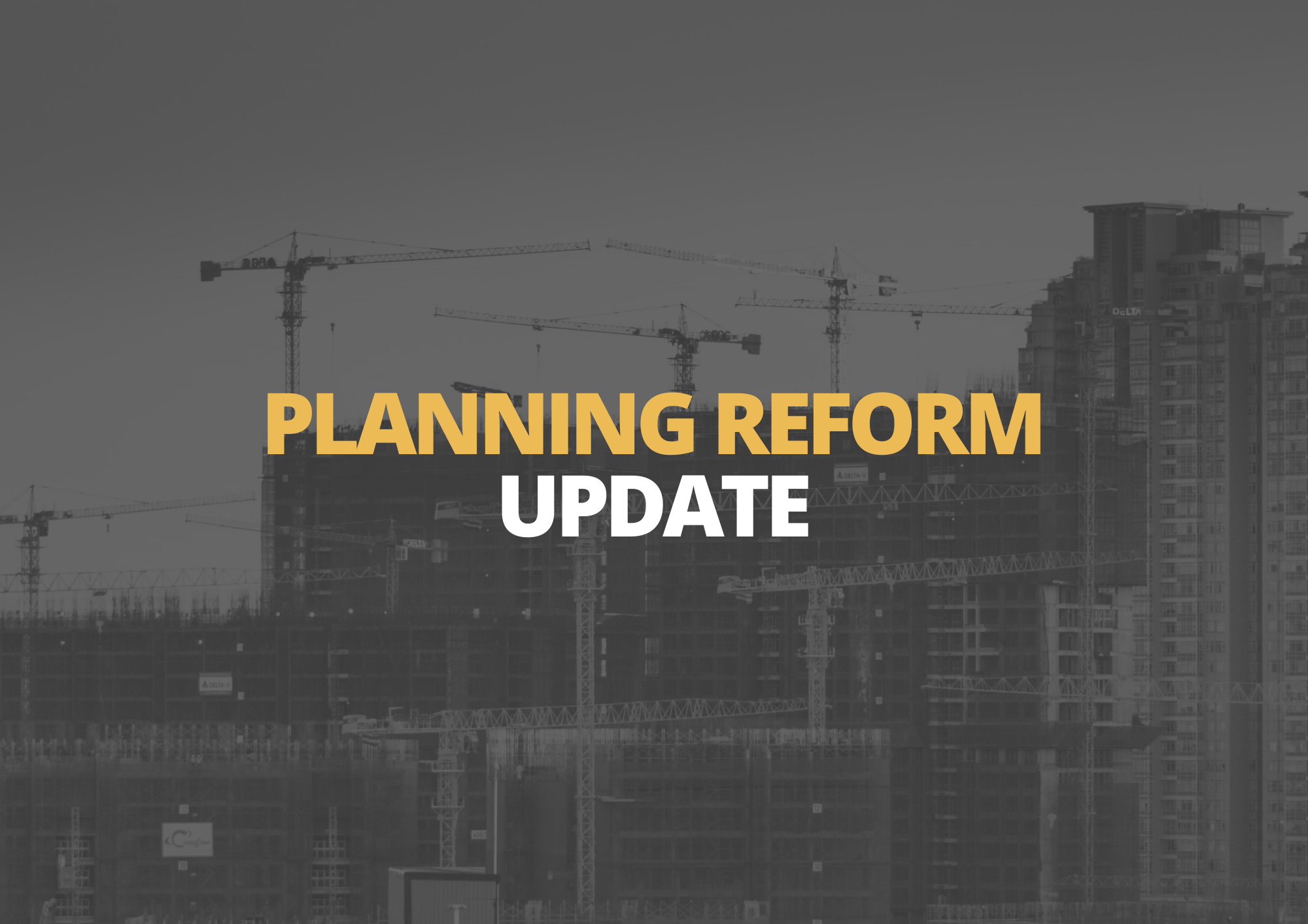 Planning Reform Update