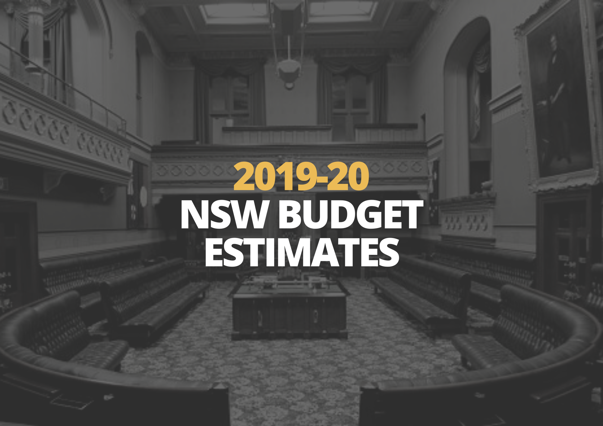 2019-20 NSW Budget Estimates