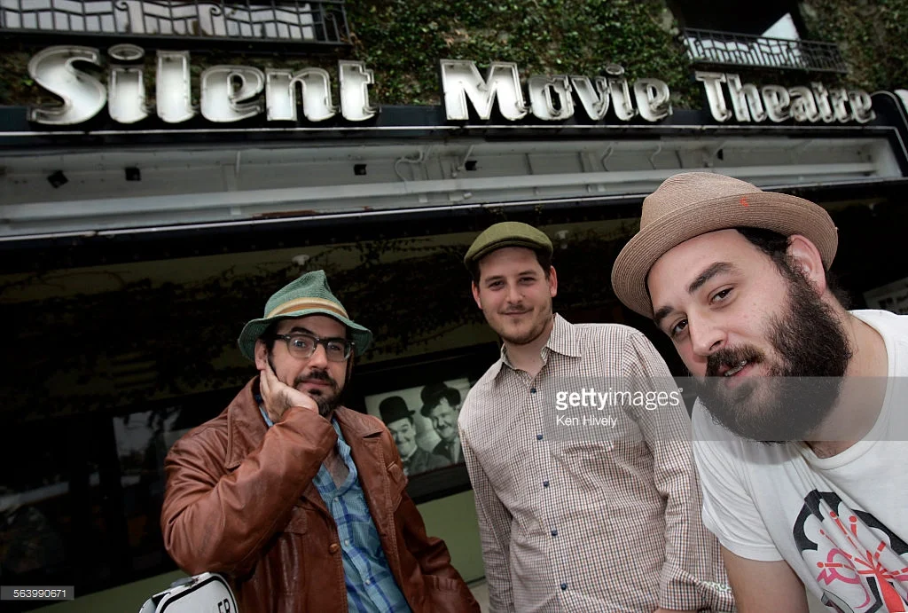 L to R: Hadrian Belove, Dan Harkham, Sammy Harkham Source: Getty Images
