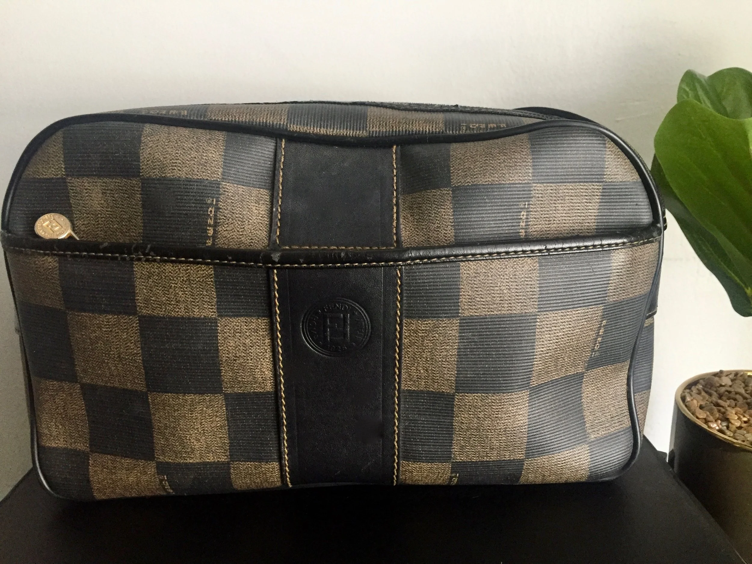 THE  FENDI CHECKERED CROSS-BODY