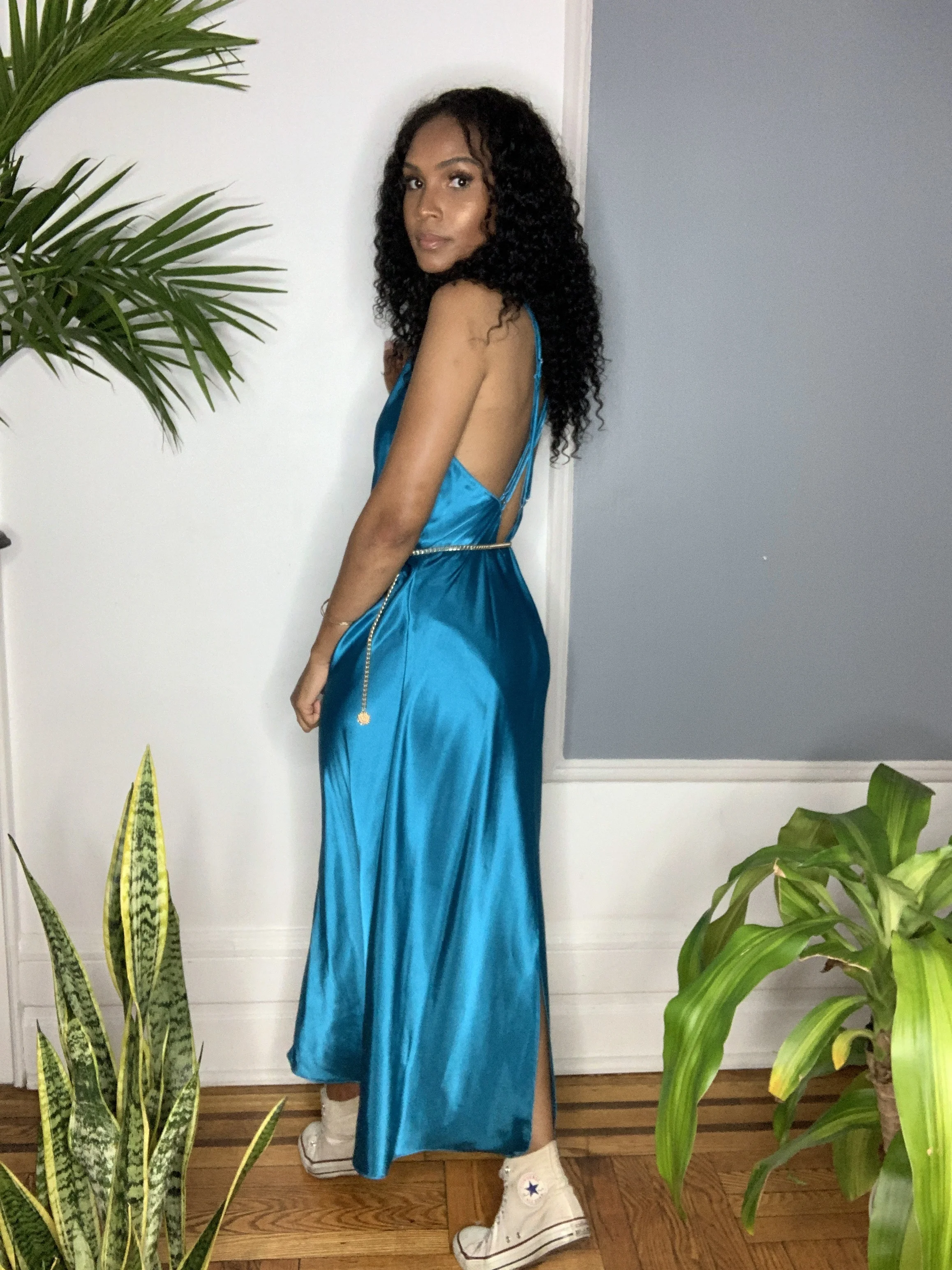 THE BOMB SLIP- TURQUOISE 