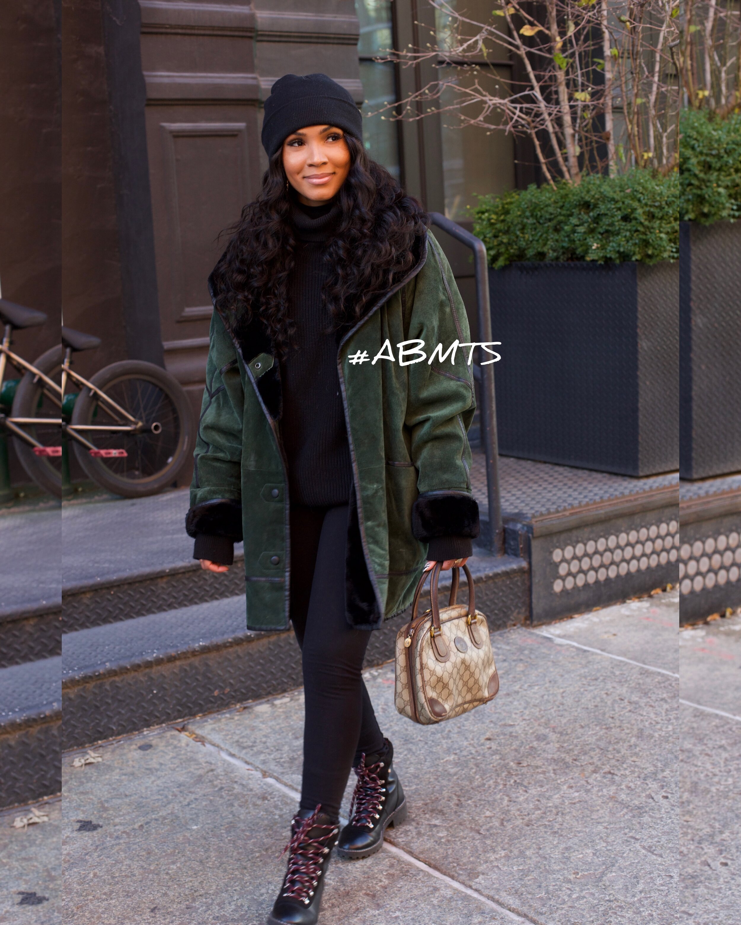 SHE SHEARLING - GREEN