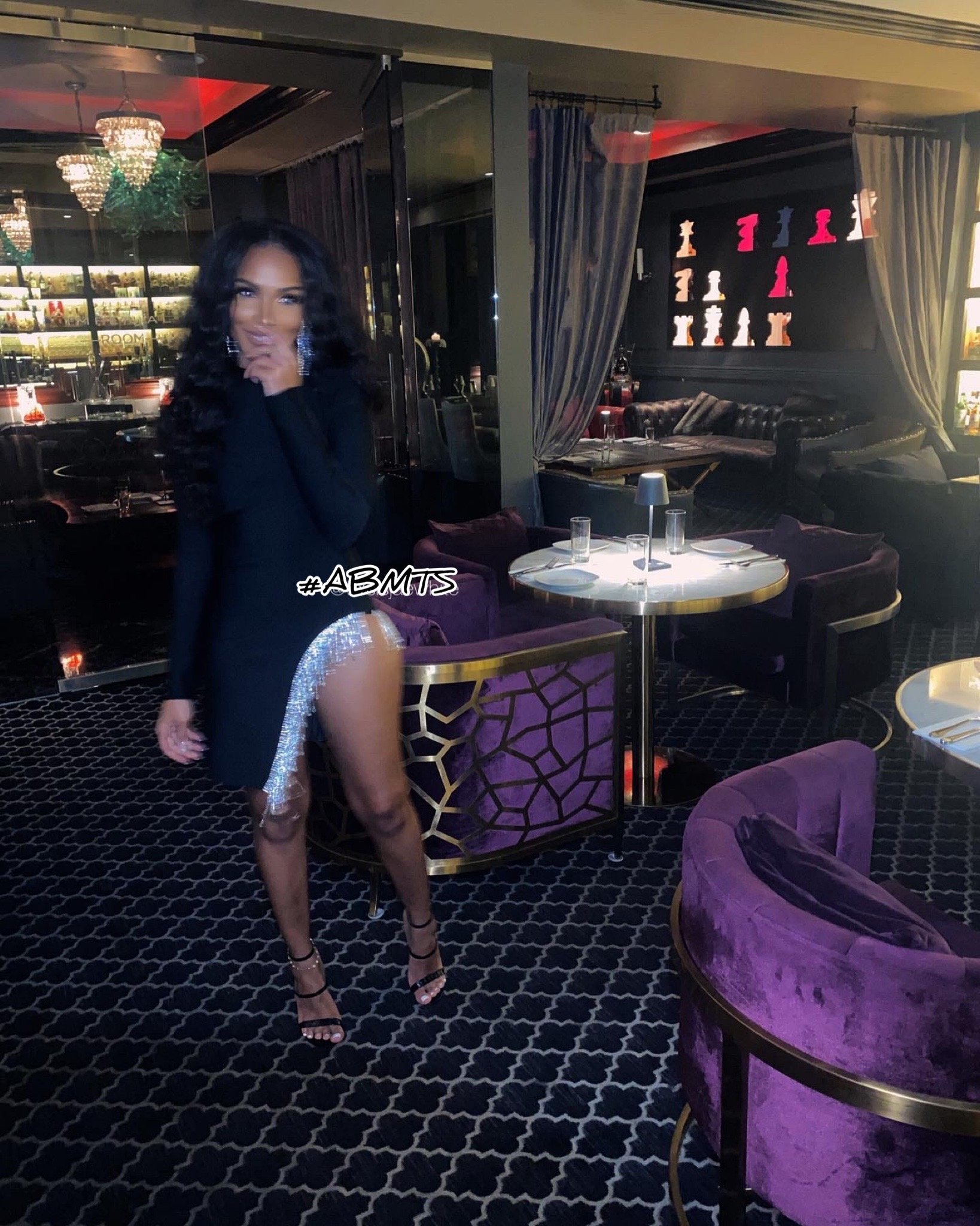 THE DIAMOND SPLIT DRESS