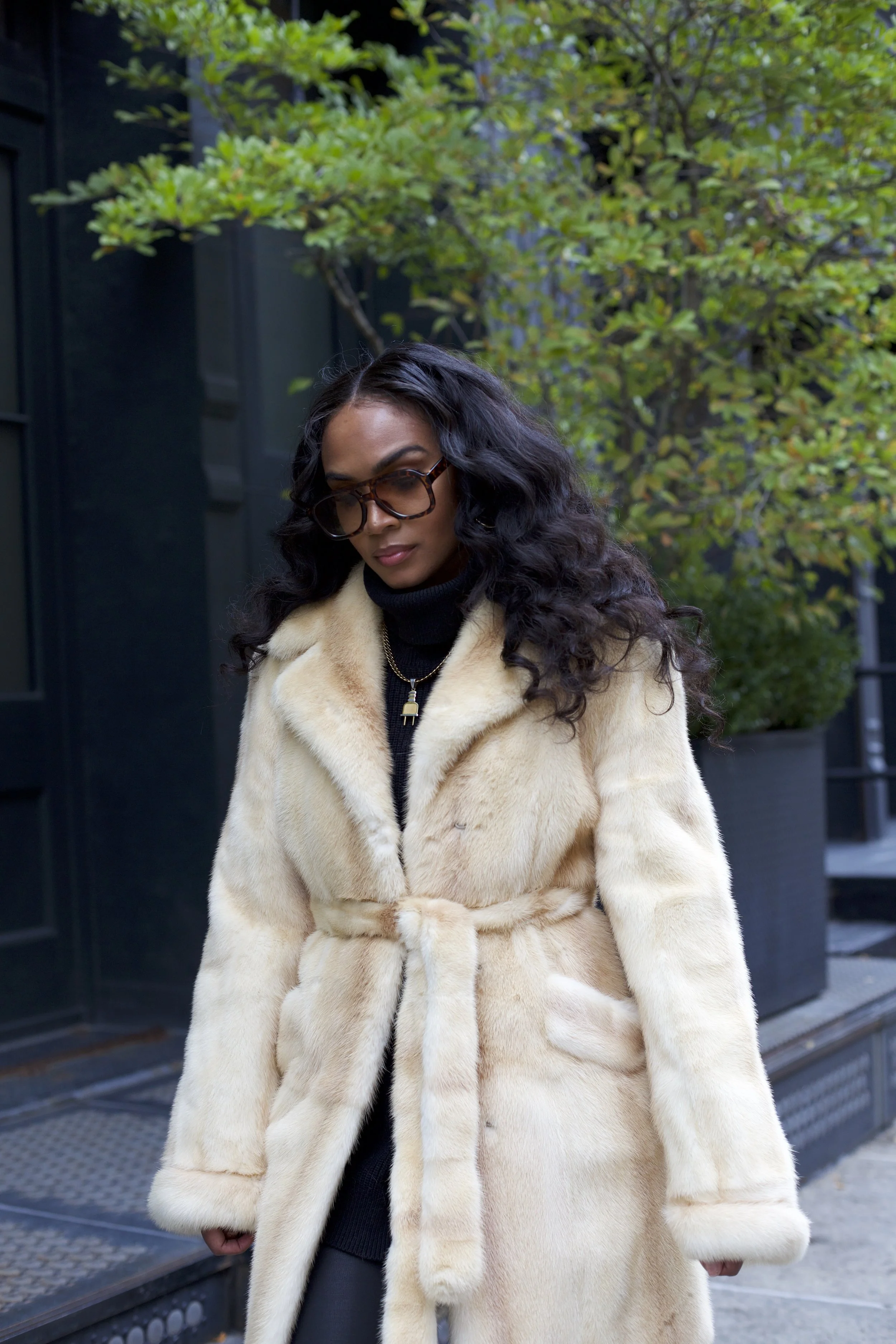 THE BRANDI MINK JACKET  #MARKDOWN
