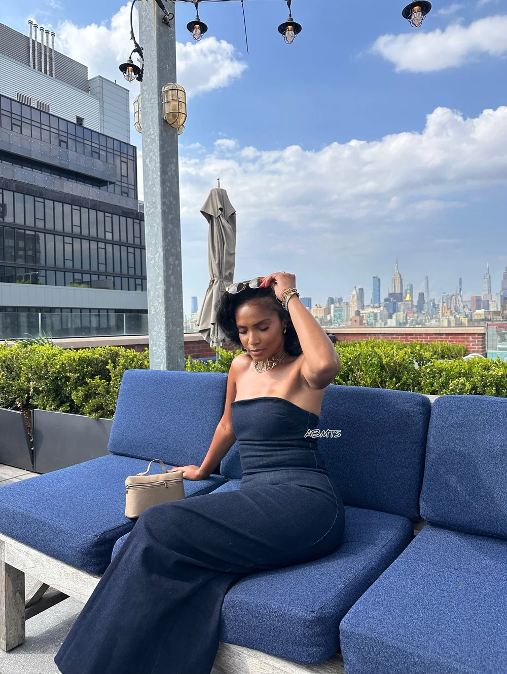 THE DENIM TUBE DRESS  A Bomb Muva's Thrift Shop