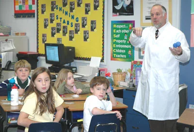 Even the youngest have the capacity to learn the importance of science in the advancement of the world. Courtesy of Carolina Day School