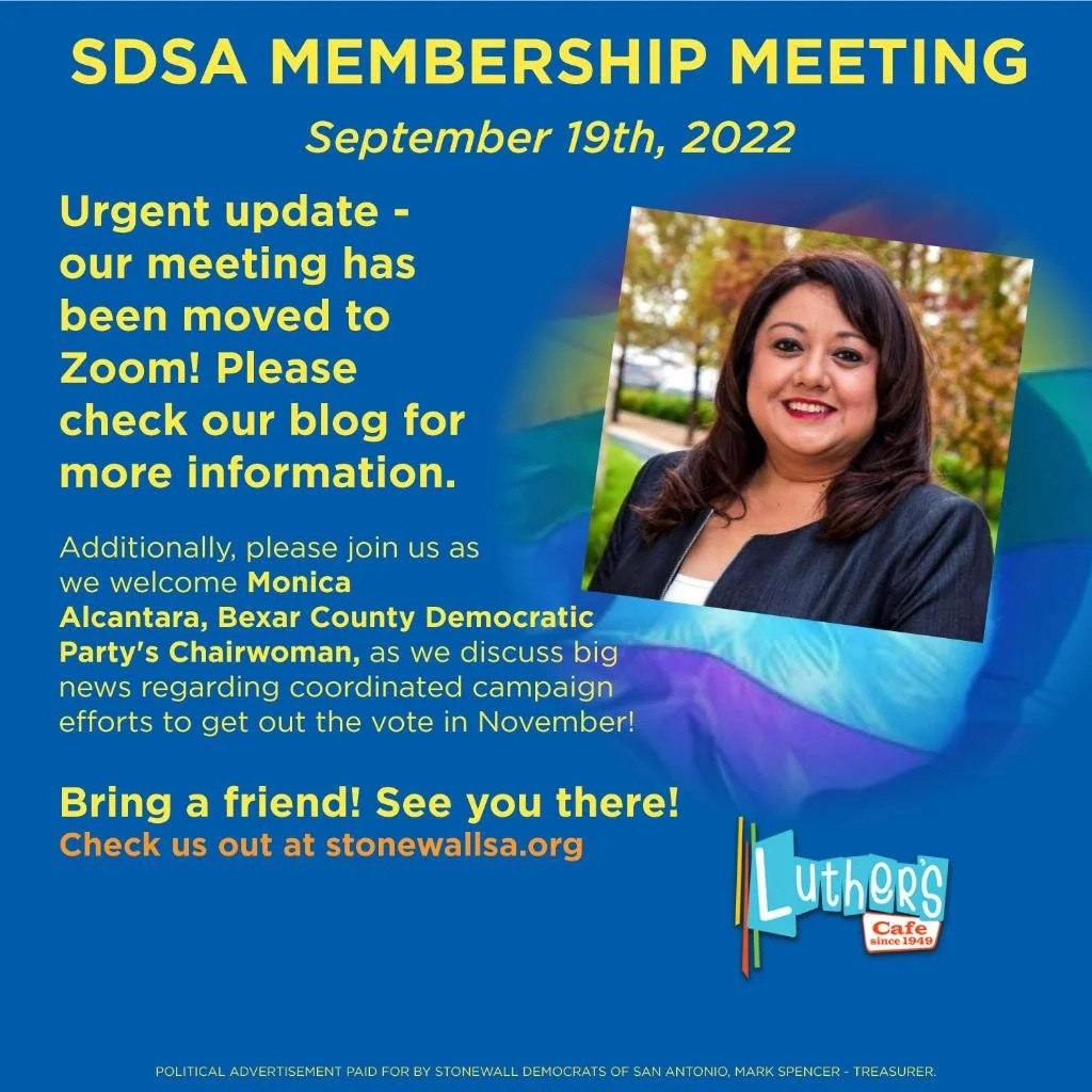 Urgent Update: Sep. Membership Meeting Held Online!