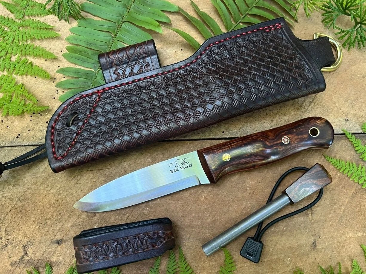 Desert Ironwood with Red Liners & Fire Steel