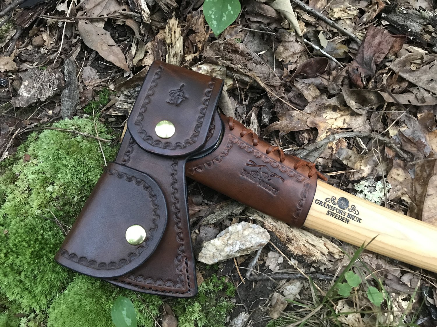 Gransfors Bruks Large Carving Axe #475 Custom Leather Sheath / Cover
