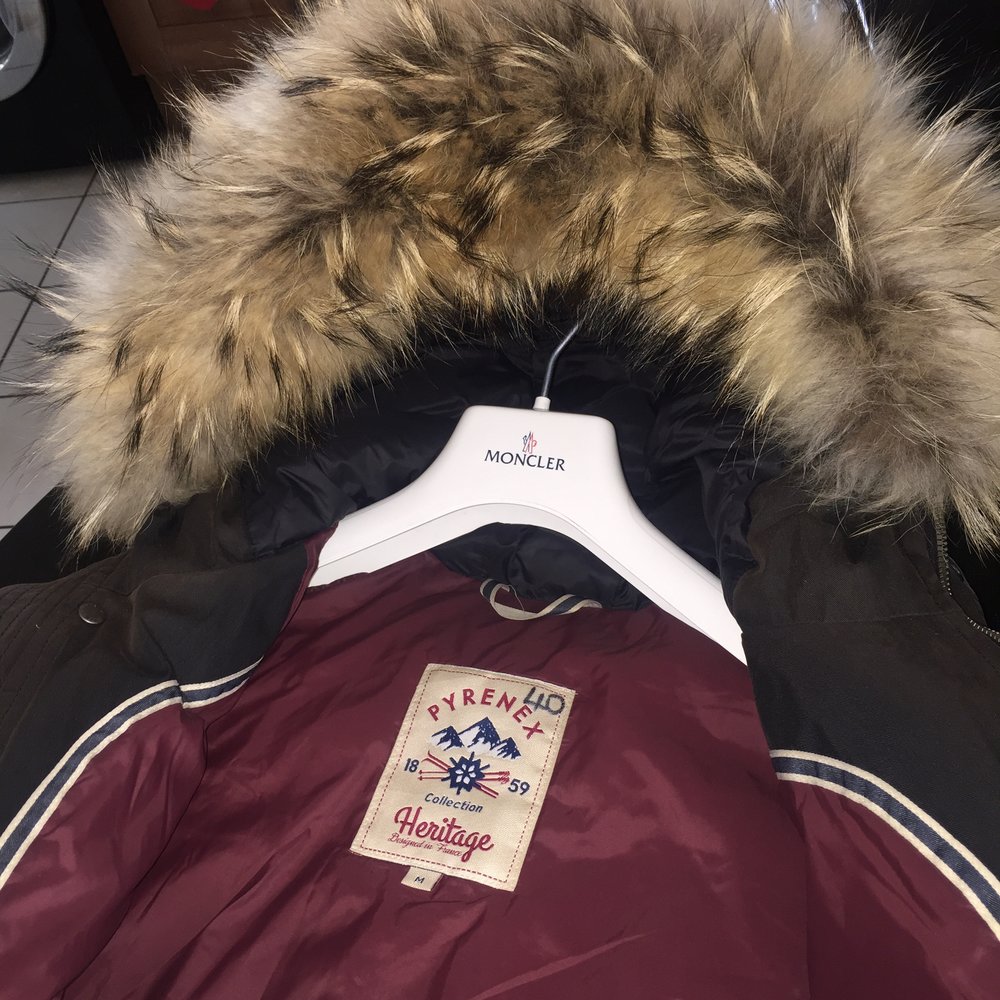Pyrenex mistral fur padded jacket clearance
