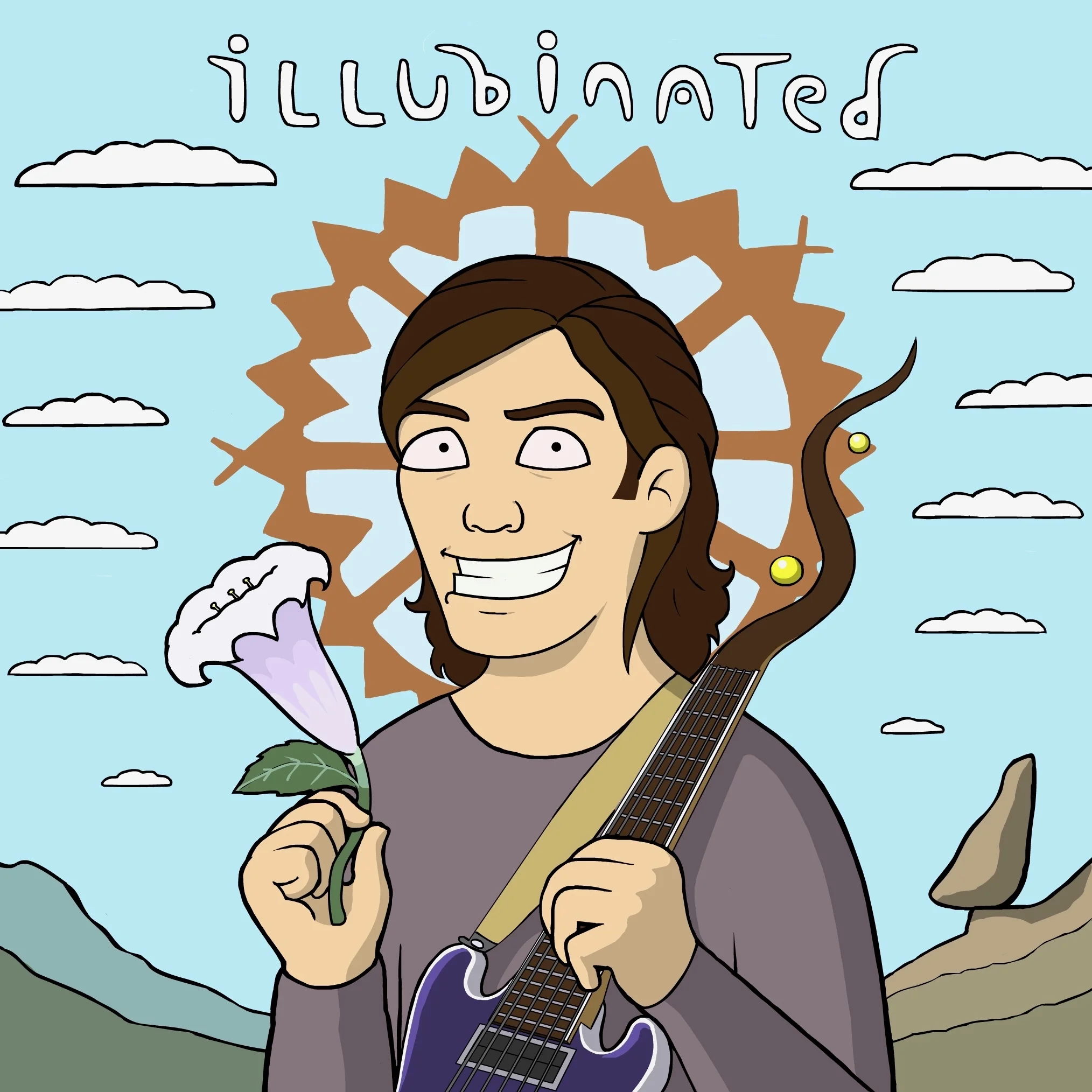 I also make cartoons… but mostly self-portraits because of my raging narcissism.