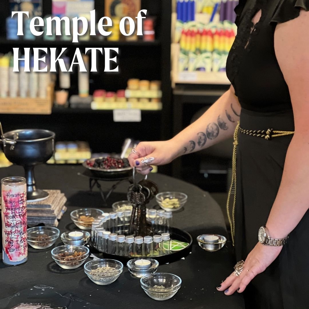 Tomorrow night all are welcome to gather with us under the Dark Moon for The Temple of  Hekate, a monthly ritual to Honor and work with the Goddess Hekate, Queen of Witches. 

Friday, May 3rd from 7:30pm to 9pm
General admission: $20

In person at:
T