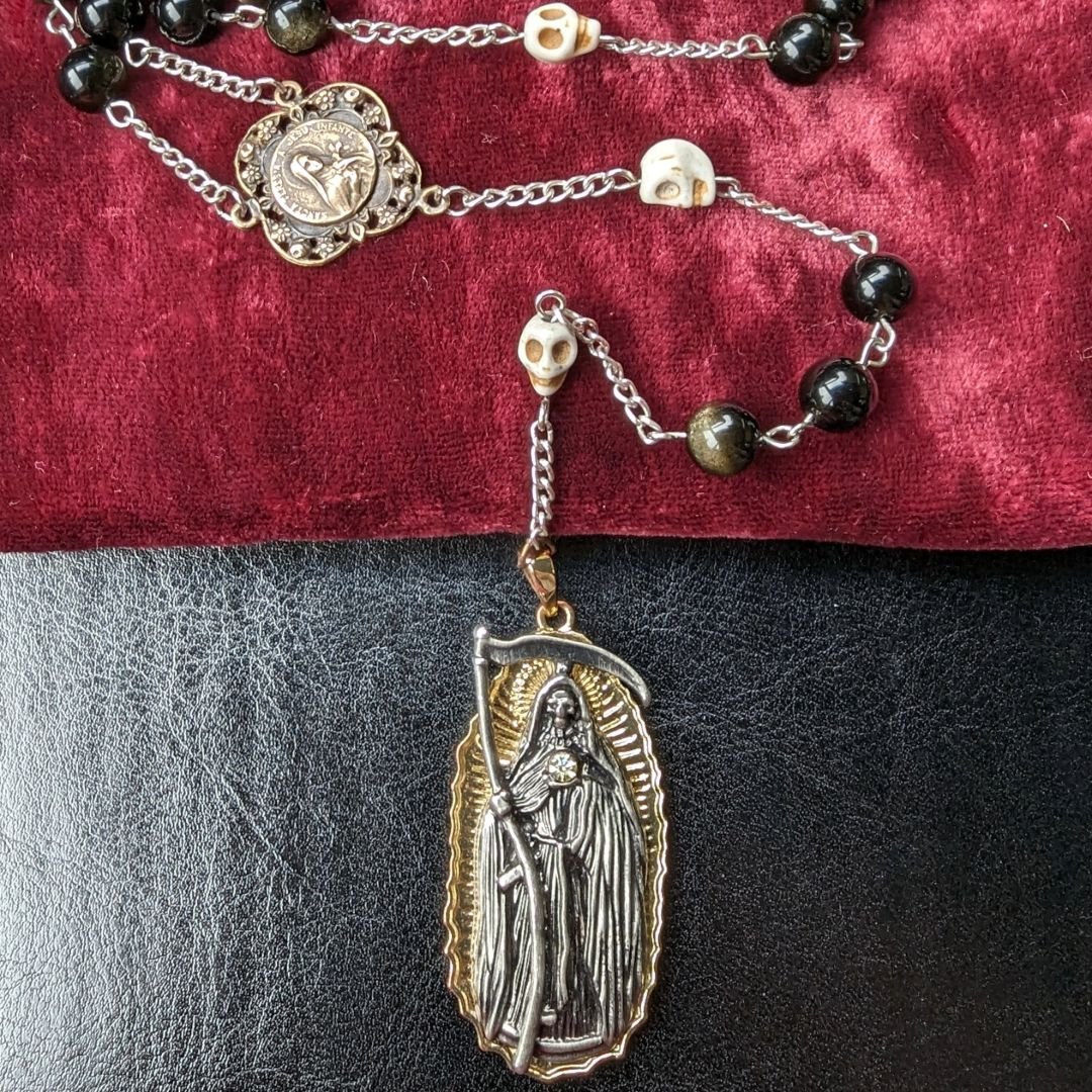 On Sunday afternoon join us and others in the community for a devotional to Santa Muerte, a spirit who rewards devotion with abundance. 

Praying The Santa Muerte Rosary�
Sunday, May 12th from 1:00pm to 2:00pm�
Free - Every 2nd Sunday of the month 

