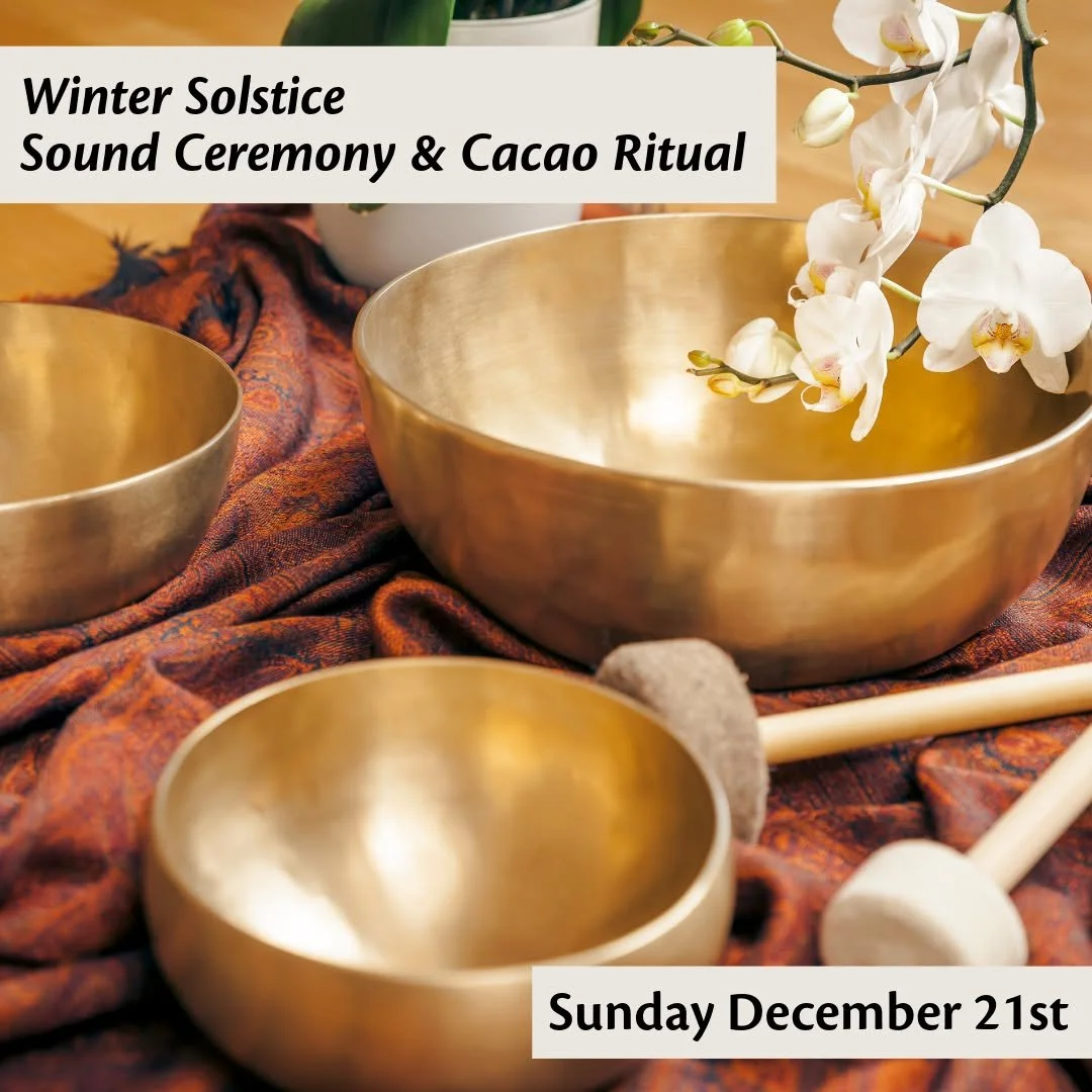 New Event Just Added!

The longest night of the year invites us inward. As the veil of winter softens the world around us, we gather in sacred community to honor the Solstice ~ a time of deep rest, inner hibernation, and powerful renewal.

Winter Sol