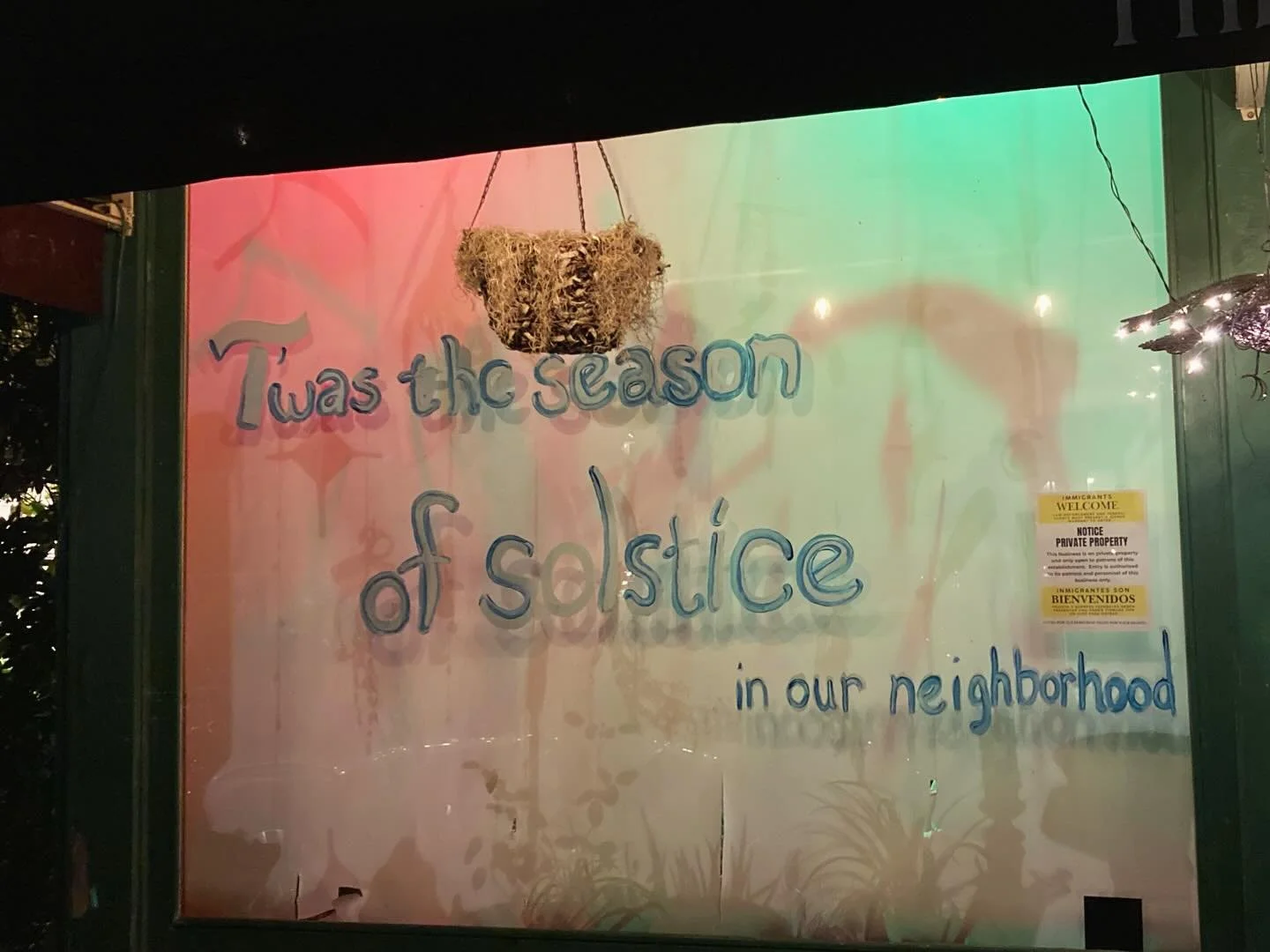 &lsquo;Twas the season of solstice in our neighborhood, when wonder and magic spread all through Sellwood! 🔮 ❄️ 🎄 

Vote #42 in the Winter Window Walk! You could win prizes and so could we! Go to www.sellwoodmoreland.com/winter-window-walk for deta