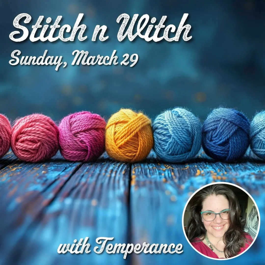 Come and enjoy this social gathering tomorrow afternoon to work on your portable fiber craft projects. 

𝗦𝘁𝗶𝘁𝗰𝗵 𝗻 𝗪𝗶𝘁𝗰𝗵 𝘄𝗶𝘁𝗵 𝗧𝗲𝗺𝗽𝗲𝗿𝗮𝗻𝗰𝗲
𝗦𝘂𝗻𝗱𝗮𝘆, 𝗠𝗮𝗿𝗰𝗵 𝟮𝟵𝘁𝗵 𝗳𝗿𝗼𝗺 𝟭:𝟬𝟬𝗽𝗺 𝘁𝗼 𝟯:𝟬𝟬𝗽𝗺
𝗙𝗿𝗲𝗲

Share 