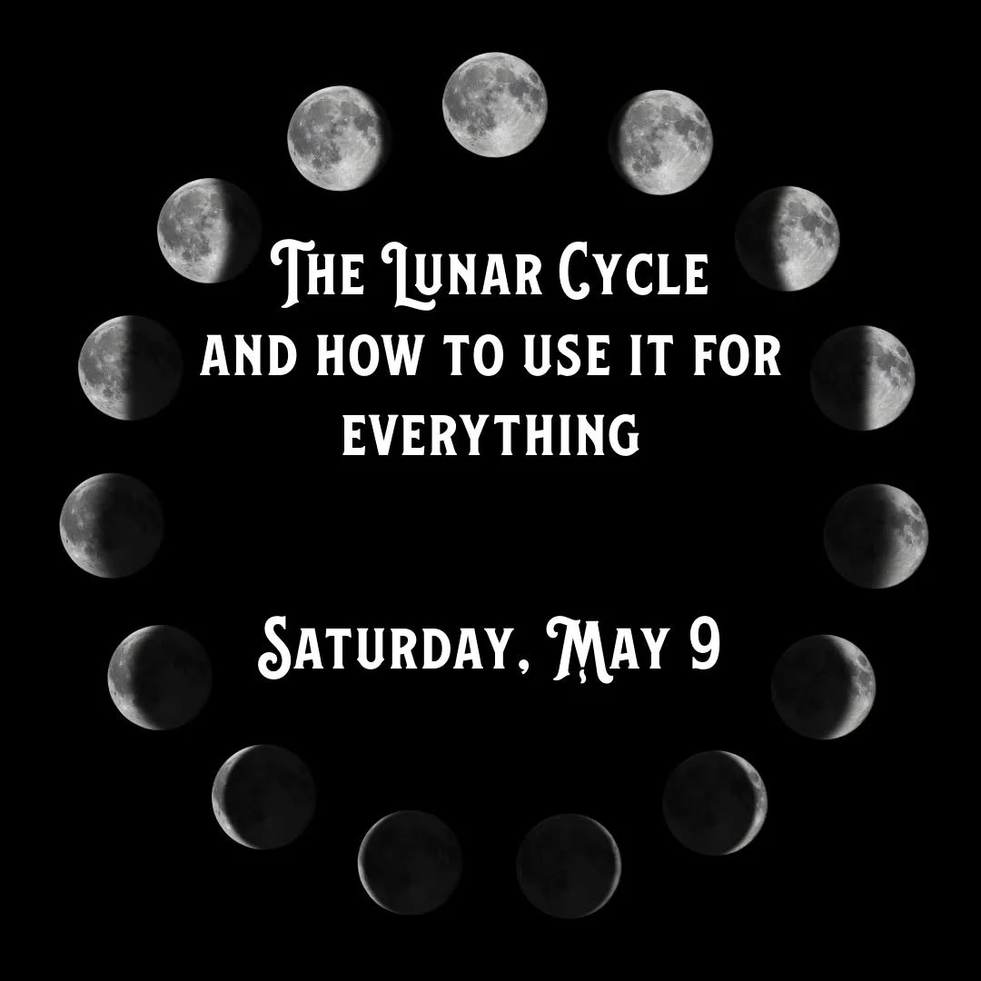 Professional Astrologer Dorje Kirsten of @heartastrology168 will be back at The Raven's Wing in May for a new astrology class - make sure to get your tickets soon before space fills up! 

𝗧𝗵𝗲 𝗟𝘂𝗻𝗮𝗿 𝗖𝘆𝗰𝗹𝗲, 𝗮𝗻𝗱 𝗵𝗼𝘄 𝘁𝗼 𝘂𝘀𝗲 𝗶𝘁 ?