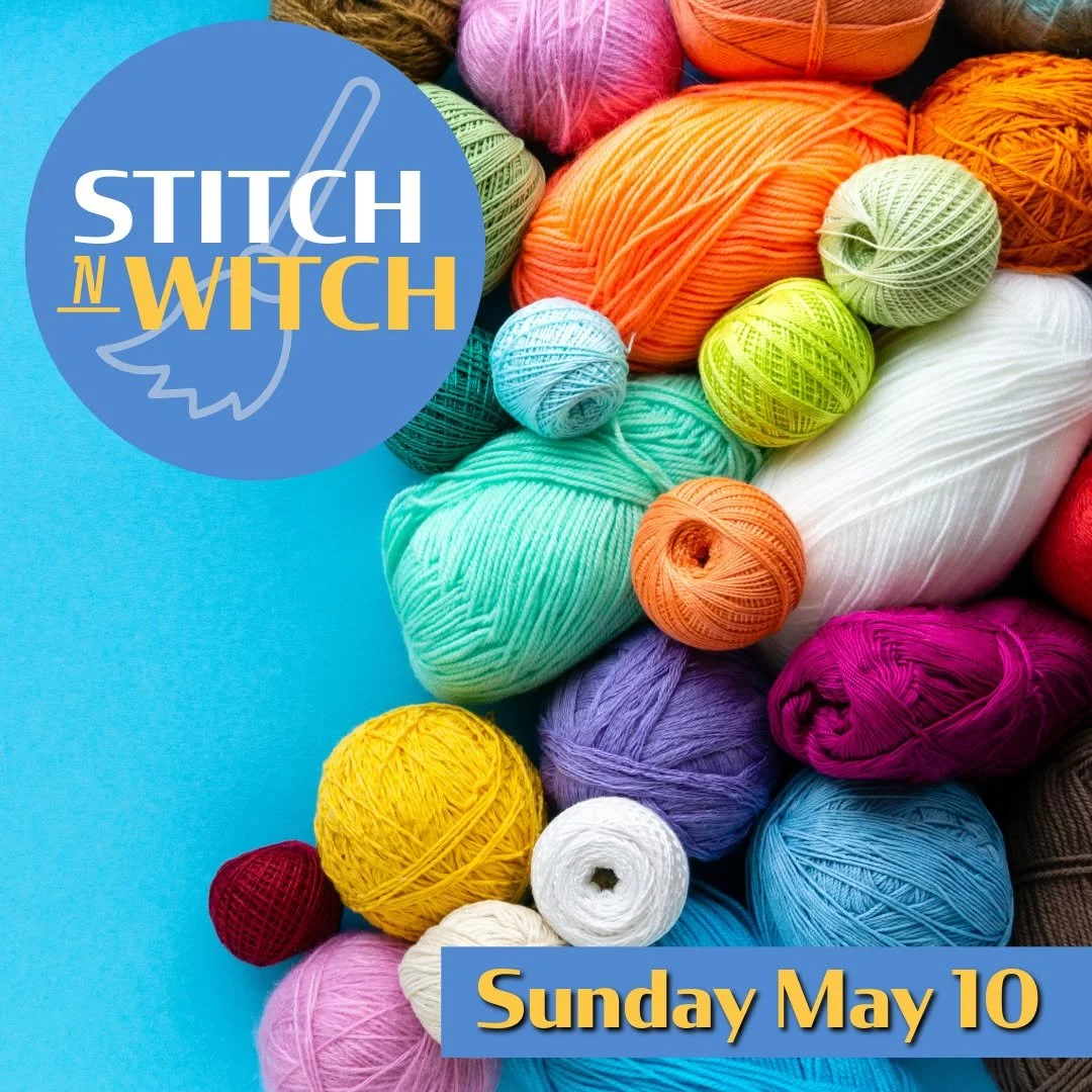Join us tomorrow afternoon and share your love for knit, crochet, and embroidery crafting with others in the pagan community.

𝗦𝘁𝗶𝘁𝗰𝗵 𝗻 𝗪𝗶𝘁𝗰𝗵 𝘄𝗶𝘁𝗵 𝗧𝗲𝗺𝗽𝗲𝗿𝗮𝗻𝗰𝗲
𝗦𝘂𝗻𝗱𝗮𝘆, 𝗠𝗮𝘆 𝟭𝟬 𝗳𝗿𝗼𝗺 𝟭:𝟬𝟬𝗽𝗺 𝘁𝗼 𝟯:𝟬𝟬𝗽𝗺
𝗙
