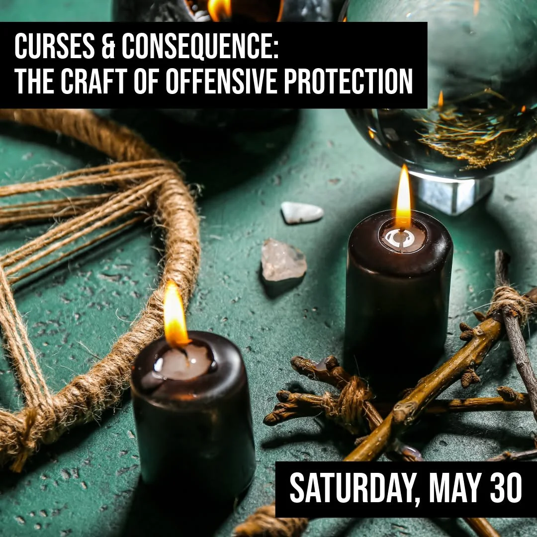 This just in! A new class from Heather Peterson coming up on May 30th.

𝗖𝘂𝗿𝘀𝗲𝘀 &amp; 𝗖𝗼𝗻𝘀𝗲𝗾𝘂𝗲𝗻𝗰𝗲: 𝗧𝗵𝗲 𝗖𝗿𝗮𝗳𝘁 𝗼𝗳 𝗢𝗳𝗳𝗲𝗻𝘀𝗶𝘃𝗲 𝗣𝗿𝗼𝘁𝗲𝗰𝘁𝗶𝗼𝗻
𝗦𝗮𝘁𝘂𝗿𝗱𝗮𝘆, 𝗠𝗮𝘆 𝟯𝟬𝘁𝗵 𝗳𝗿𝗼𝗺 𝟰:𝟬𝟬𝗽𝗺 𝘁𝗼 𝟲:𝟬𝟬𝗽𝗺
