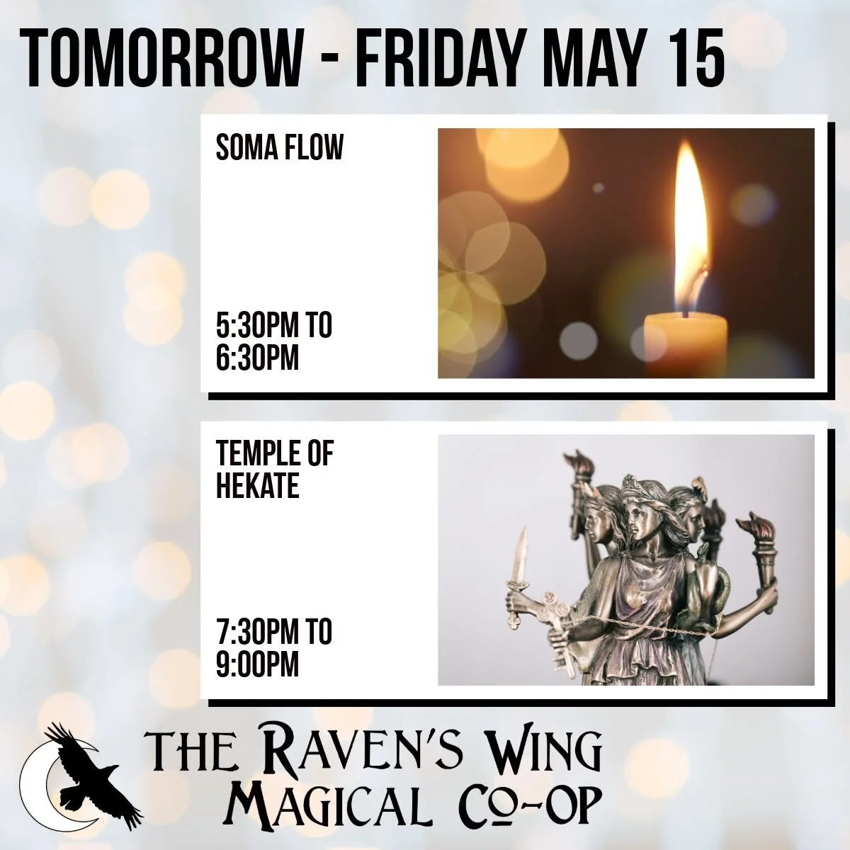 Tomorrow is going to be a magical day! We have two wonderful events to share with you. 

𝗦𝗼𝗺𝗮 𝗙𝗹𝗼𝘄: 𝗔 𝗦𝗼𝗺𝗮𝘁𝗶𝗰 𝗠𝗼𝘃𝗲𝗺𝗲𝗻𝘁 𝗣𝗿𝗮𝗰𝘁𝗶𝗰𝗲 𝗳𝗼𝗿 𝗦𝘁𝗿𝗲𝗻𝗴𝘁𝗵, 𝗙𝗹𝘂𝗶𝗱𝗶𝘁𝘆, 𝗮𝗻𝗱 𝗜𝗻𝘁𝗲𝗴𝗿𝗮𝘁𝗶𝗼𝗻
𝗙𝗿𝗶𝗱𝗮𝘆, 𝗠?