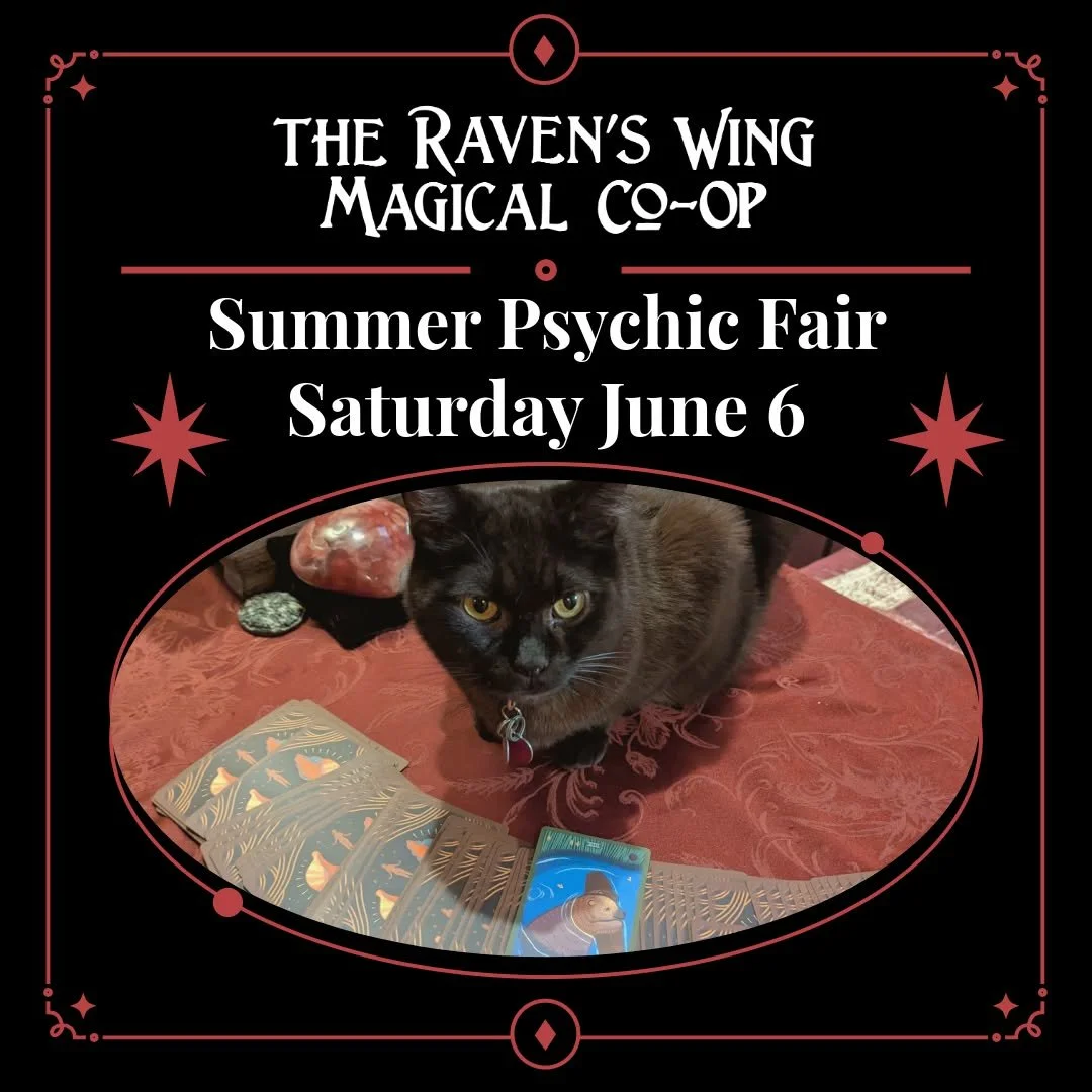Join us for the Summer Edition of our Quarterly Psychic Fair on Saturday, June 6th, 2026 from 1:00&ndash;6:00 PM. An afternoon of insight, connection, and magic.

𝗤𝘂𝗮𝗿𝘁𝗲𝗿𝗹𝘆 𝗣𝘀𝘆𝗰𝗵𝗶𝗰 𝗙𝗮𝗶𝗿 &ndash; 𝗦𝘂𝗺𝗺𝗲𝗿 𝗘𝗱𝗶𝘁𝗶𝗼𝗻
𝗦𝗮𝘁𝘂