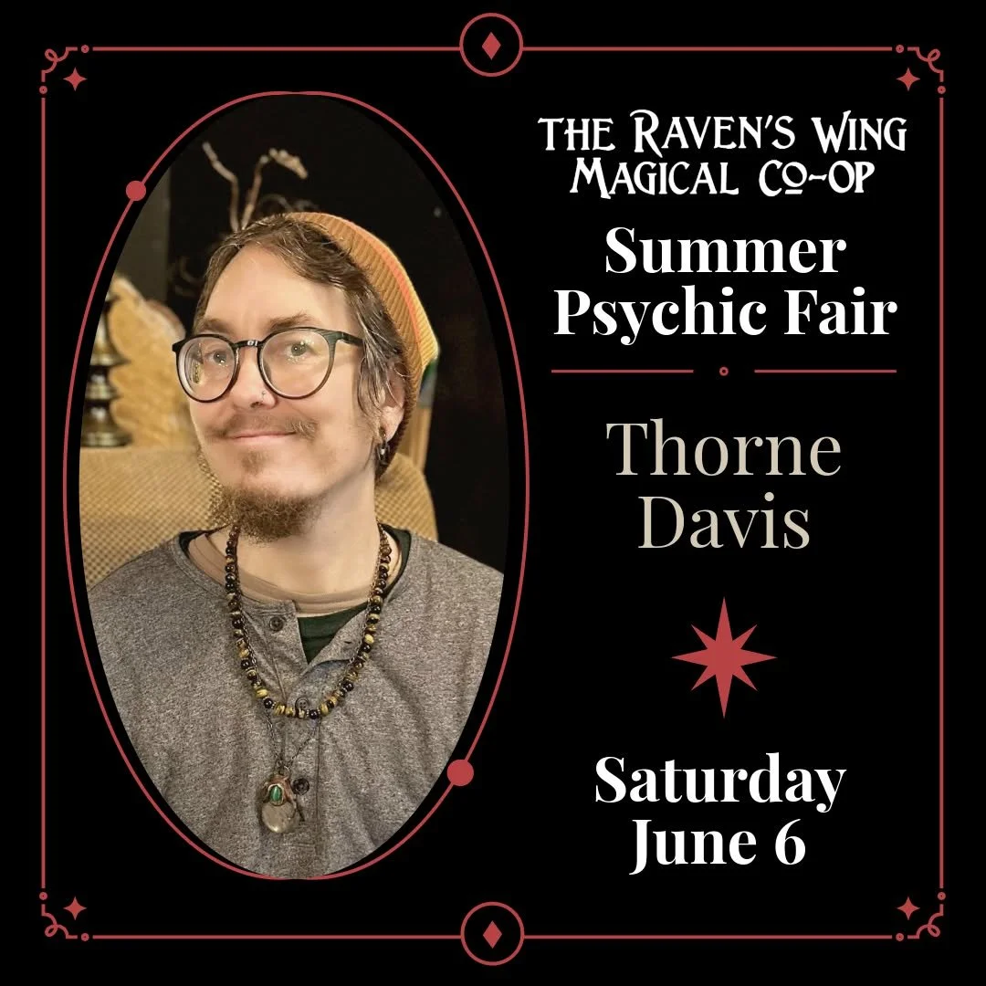 The Summer edition of our Quarterly Psychic Fair is coming up on Saturday, June 6th!

We&rsquo;re gathering a talented lineup of intuitive readers, diviners, mediums, and energy workers, offering a range of services including tarot, runes, astrology,
