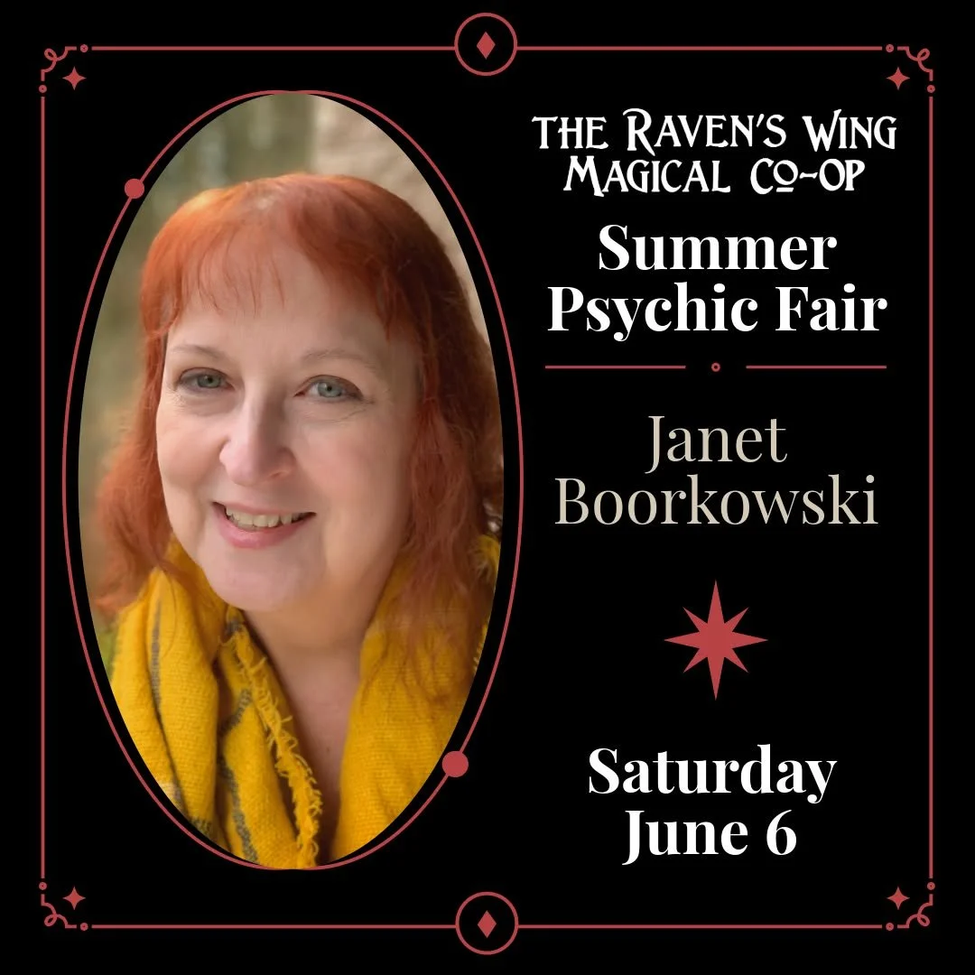 The Summer edition of our Quarterly Psychic Fair is coming up on Saturday, June 6th!

We&rsquo;re gathering a talented lineup of intuitive readers, diviners, mediums, and energy workers, offering a range of services including tarot, runes, astrology,