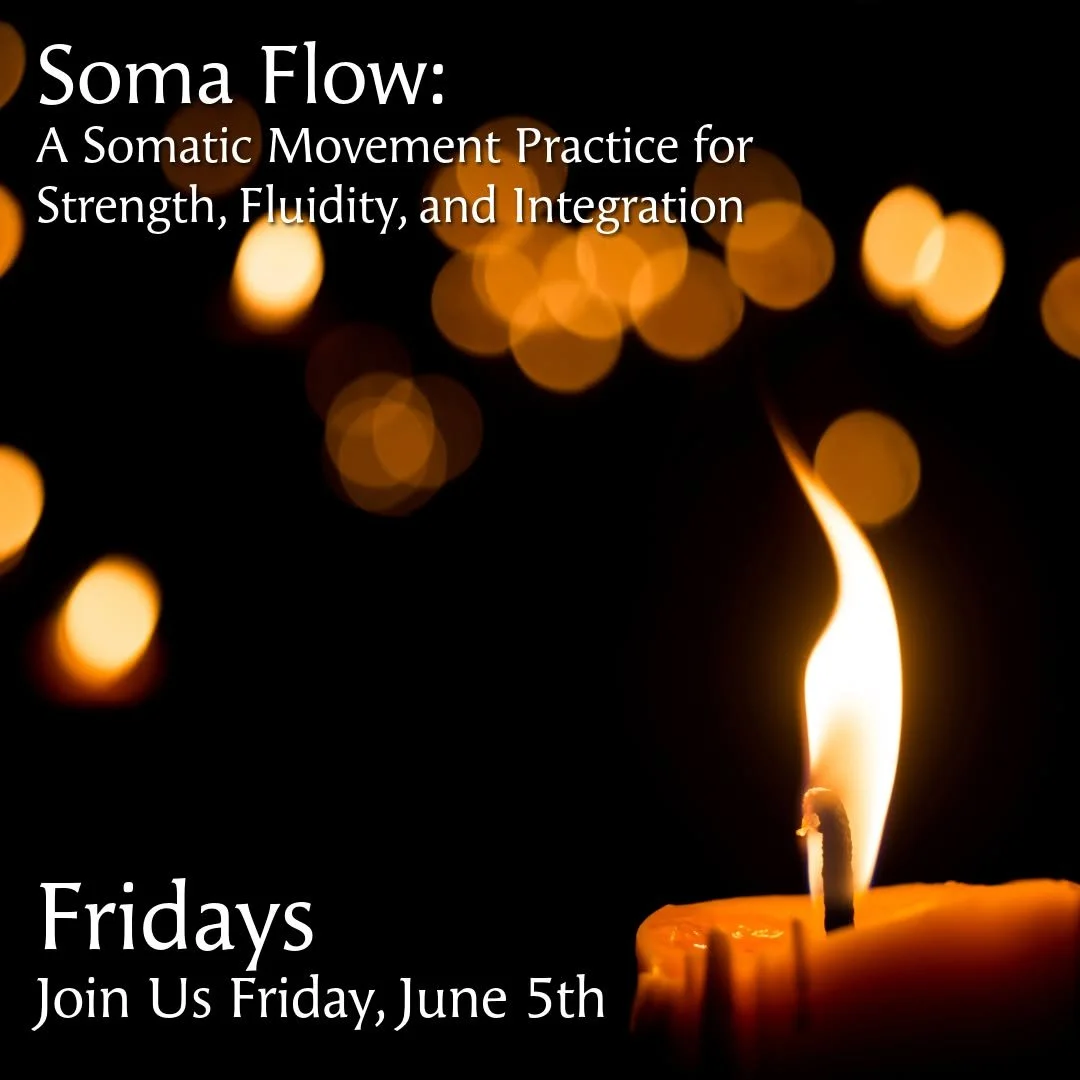Tomorrow evening come and experience a trans*formative 60-minute somatic ritual that invites you to deepen your connection with your body and authentic expression. 

Soma Flow: A Somatic Movement Practice for Strength, Fluidity, and Integration
Weekl