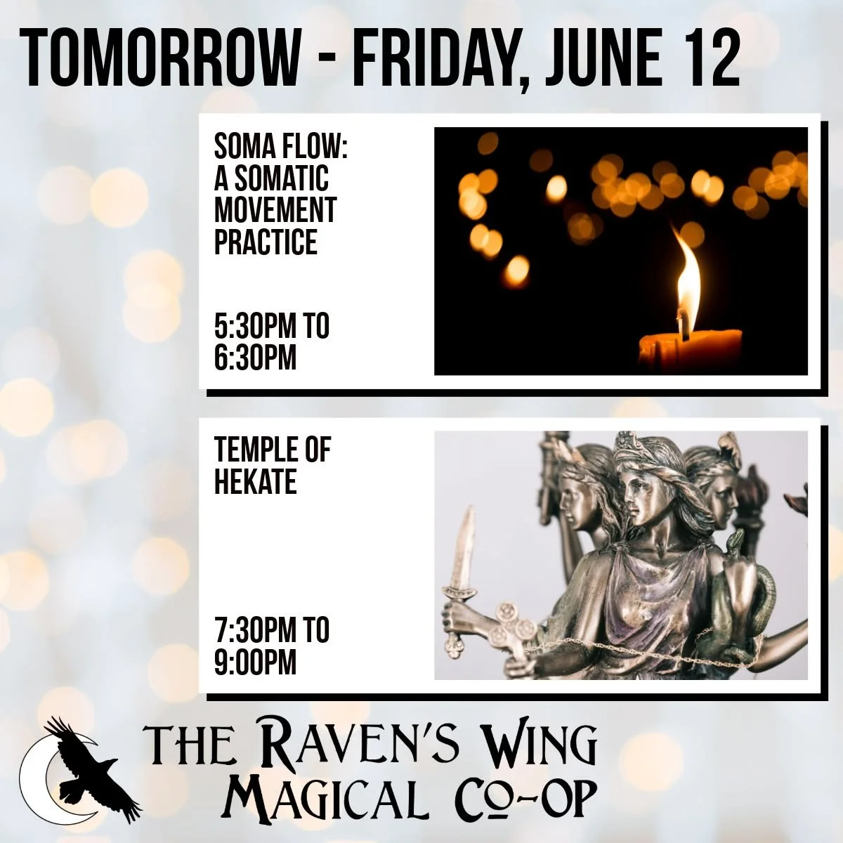 Come make magic with us tomorrow afternoon! 

𝗦𝗼𝗺𝗮 𝗙𝗹𝗼𝘄: 𝗔 𝗦𝗼𝗺𝗮𝘁𝗶𝗰 𝗠𝗼𝘃𝗲𝗺𝗲𝗻𝘁 𝗣𝗿𝗮𝗰𝘁𝗶𝗰𝗲 𝗳𝗼𝗿 𝗦𝘁𝗿𝗲𝗻𝗴𝘁𝗵, 𝗙𝗹𝘂𝗶𝗱𝗶𝘁𝘆, 𝗮𝗻𝗱 𝗜𝗻𝘁𝗲𝗴𝗿𝗮𝘁𝗶𝗼𝗻
𝗙𝗿𝗶𝗱𝗮𝘆, 𝗝𝘂𝗻𝗲 𝟭𝟮, 𝗳𝗿𝗼𝗺 𝟱:𝟯𝟬𝗽𝗺 𝘁𝗼 𝟲:𝟯