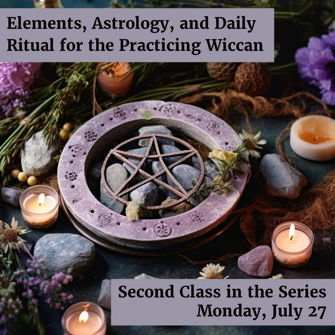 Looking to weave your practice more fully into daily life? The second class of this magical series is tomorrow night!

𝗘𝗹𝗲𝗺𝗲𝗻𝘁𝘀, 𝗔𝘀𝘁𝗿𝗼𝗹𝗼𝗴𝘆, 𝗮𝗻𝗱 𝗗𝗮𝗶𝗹𝘆 𝗥𝗶𝘁𝘂𝗮𝗹 𝗳𝗼𝗿 𝘁𝗵𝗲 𝗽𝗿𝗮𝗰𝘁𝗶𝗰𝗶𝗻𝗴 𝗪𝗶𝗰𝗰𝗮𝗻
𝗧𝗵𝗿𝗲𝗲 𝗖?