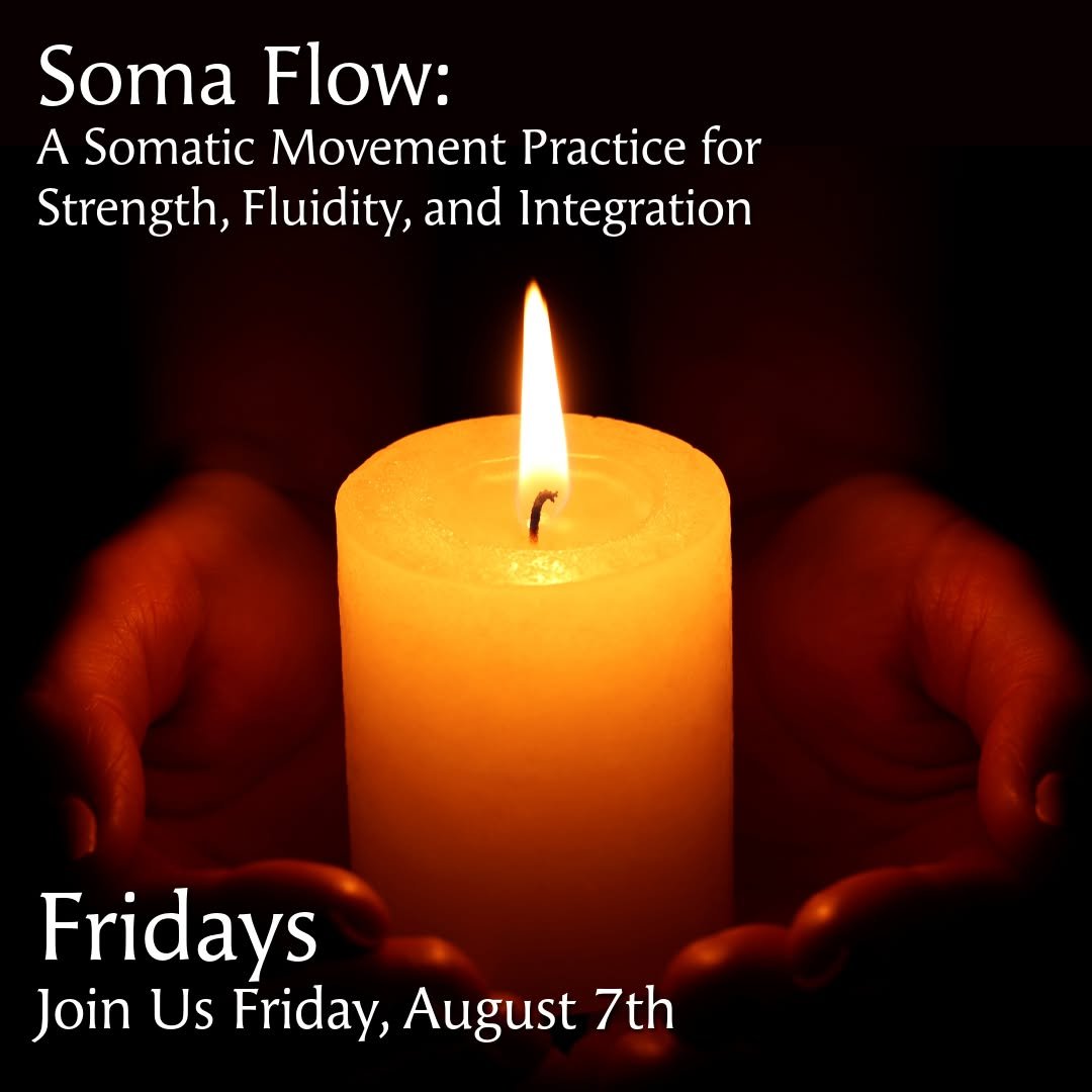 Experience a trans*formative 60-minute somatic ritual that invites you to deepen your connection with your body and authentic expression in our upstairs Healing Space tomorrow evening.

𝗦𝗼𝗺𝗮 𝗙𝗹𝗼𝘄: 𝗔 𝗦𝗼𝗺𝗮𝘁𝗶𝗰 𝗠𝗼𝘃𝗲𝗺𝗲𝗻𝘁 𝗣𝗿𝗮𝗰𝘁