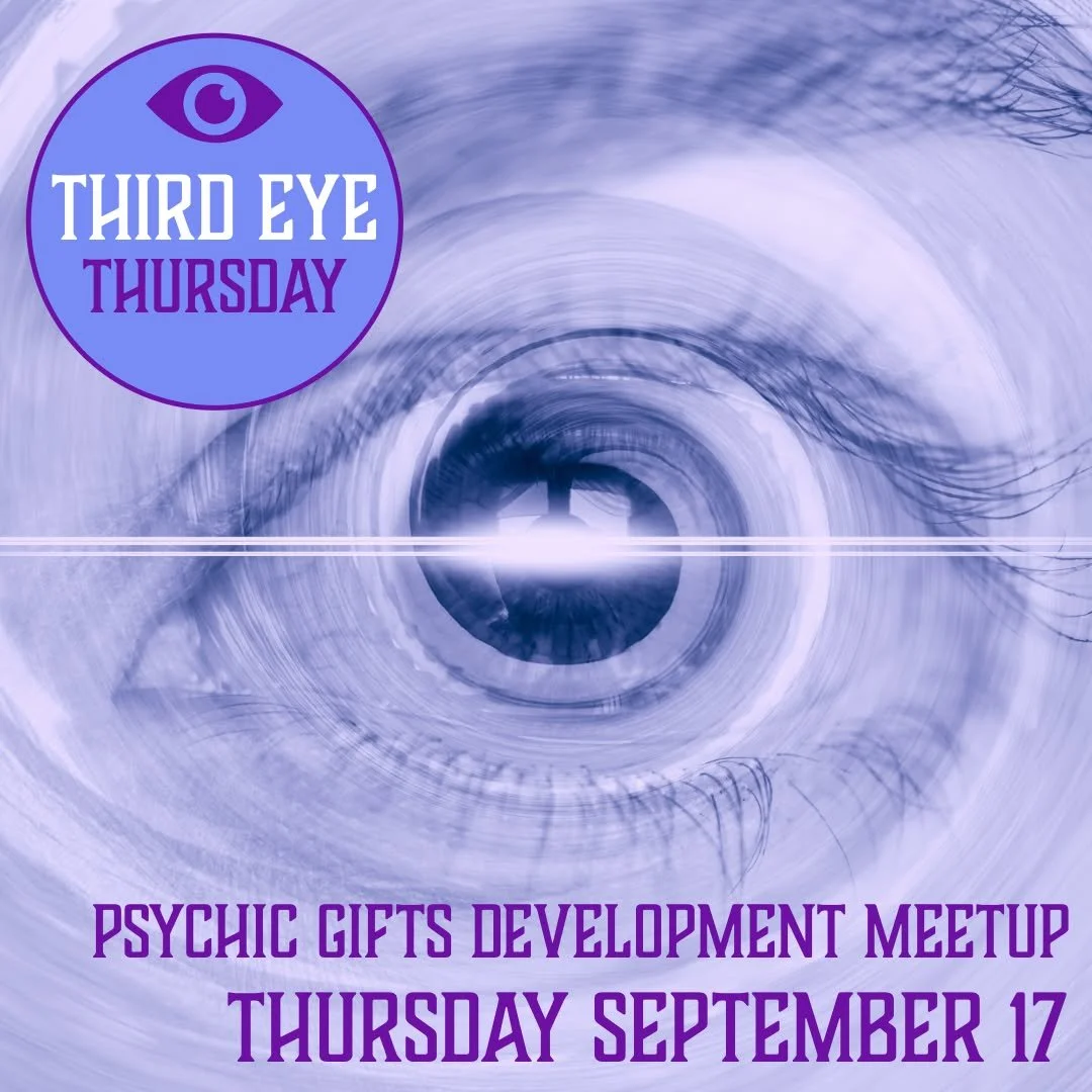 Join us tomorrow night and discover the power within you as we journey together on the path of psychic development. 

𝗧𝗵𝗶𝗿𝗱 𝗘𝘆𝗲 𝗧𝗵𝘂𝗿𝘀𝗱𝗮𝘆 with @rowansacredhealer 
𝗧𝗵𝘂𝗿𝘀𝗱𝗮𝘆, 𝗦𝗲𝗽𝘁𝗲𝗺𝗯𝗲𝗿 𝟭𝟳𝘁𝗵 𝗳𝗿𝗼𝗺 𝟲:𝟯𝟬𝗽𝗺 𝘁𝗼 