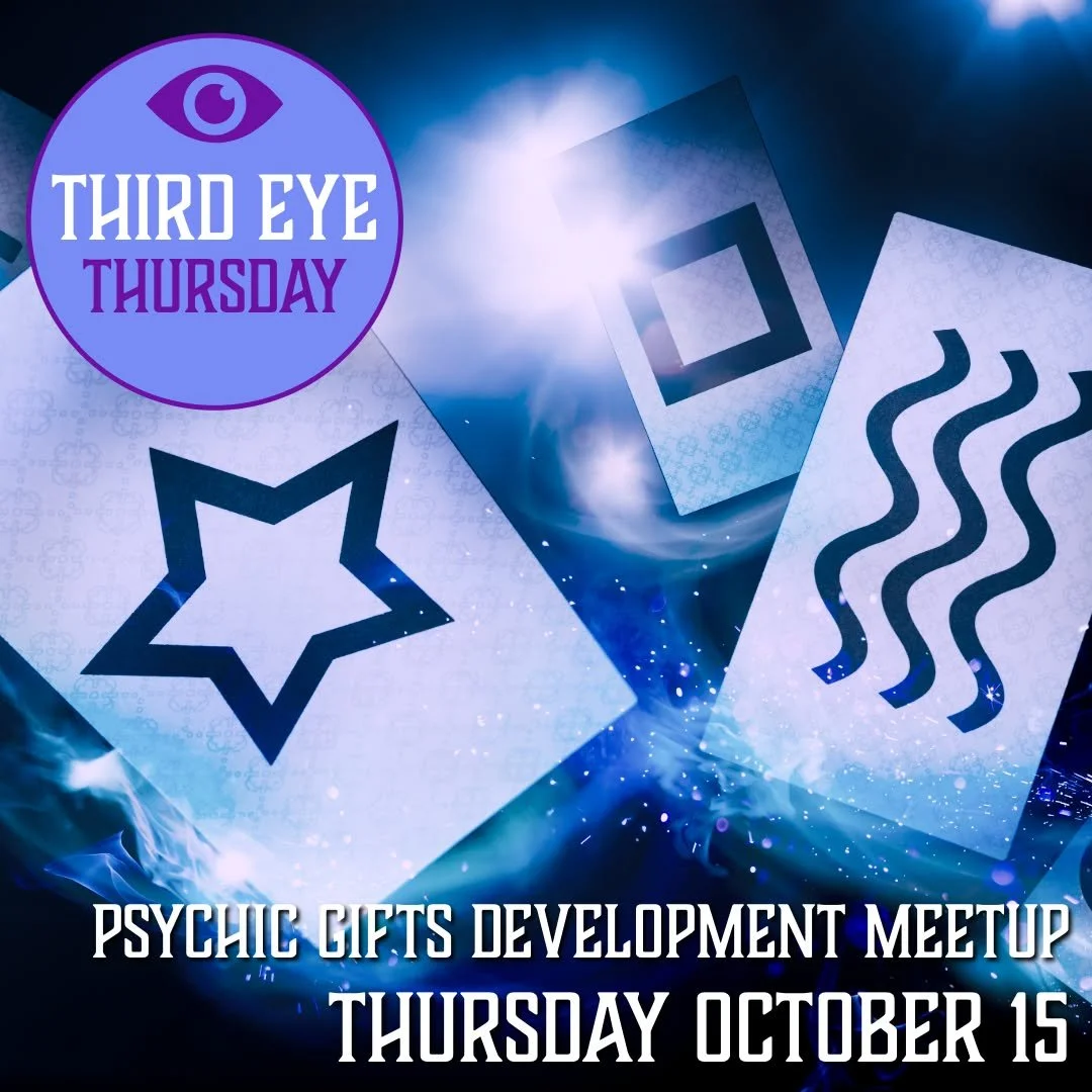 Unlock and nurture your psychic abilities with our ongoing Psychic Gifts Development Meetup tomorrow night!

𝗧𝗵𝗶𝗿𝗱 𝗘𝘆𝗲 𝗧𝗵𝘂𝗿𝘀𝗱𝗮𝘆 - 𝗣𝘀𝘆𝗰𝗵𝗶𝗰 𝗚𝗶𝗳𝘁𝘀 𝗗𝗲𝘃𝗲𝗹𝗼𝗽𝗺𝗲𝗻𝘁 𝗠𝗲𝗲𝘁𝘂𝗽 with @rowansacredhealer 
𝗧𝗵𝘂𝗿𝘀𝗱𝗮𝘆,
