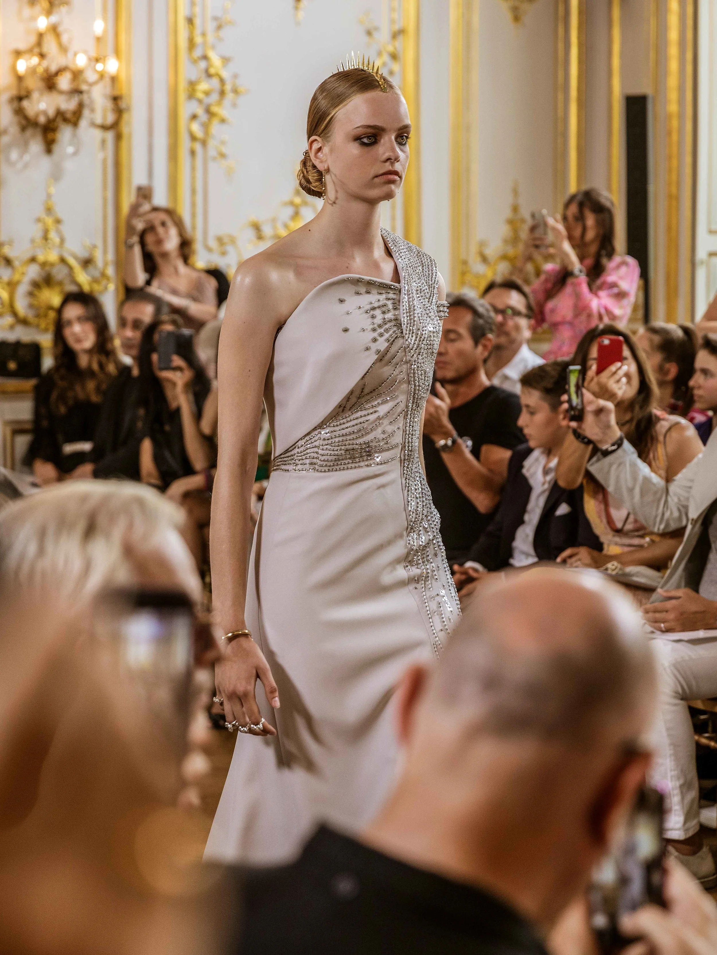 Lisa Reiijersen van Buuren during the Antonio Grimaldi show 